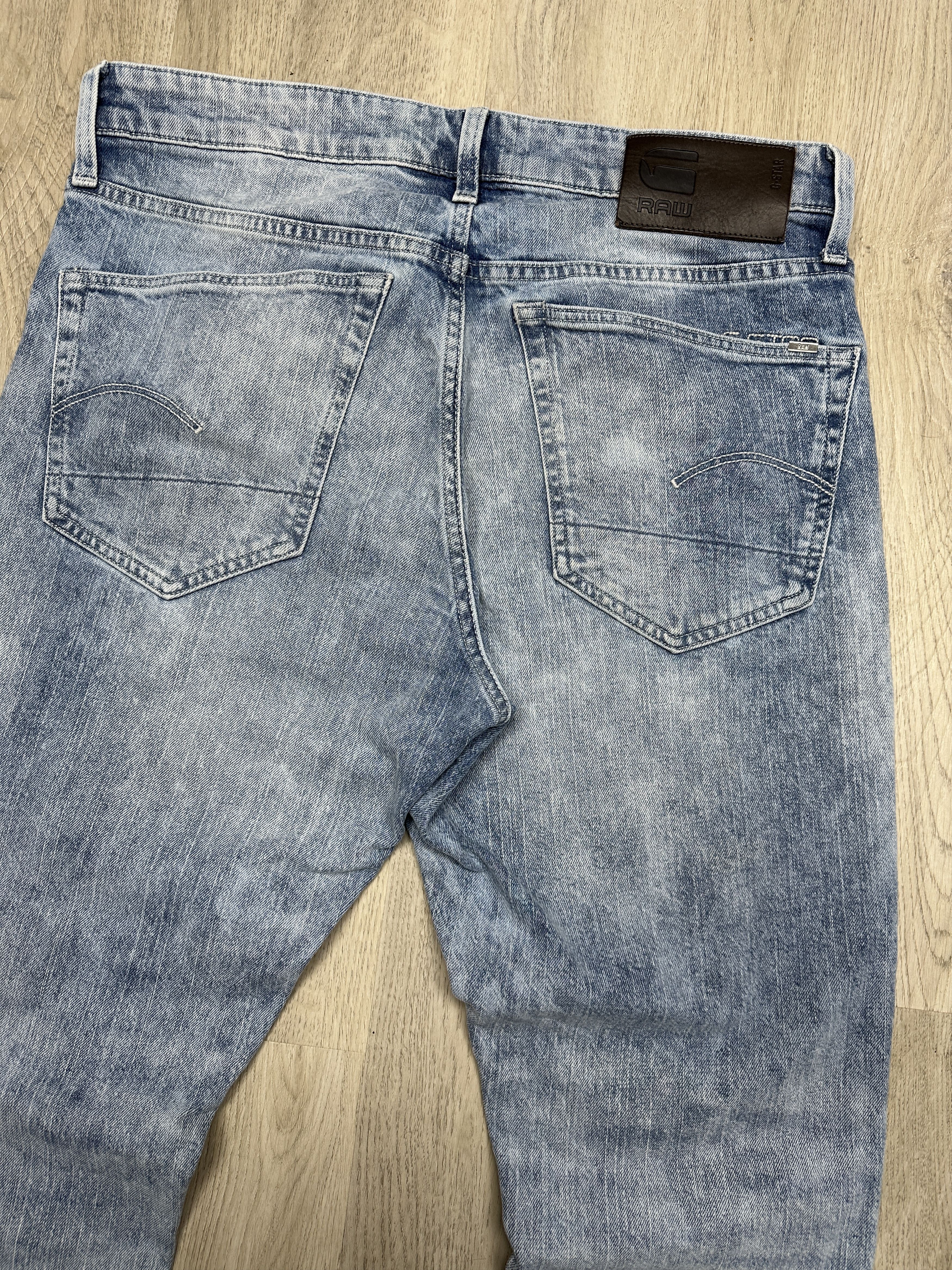 G-Star G Star Raw Mens 3301 Straight Tapered Denim Pants Jeans Size US 31 - 7 Thumbnail