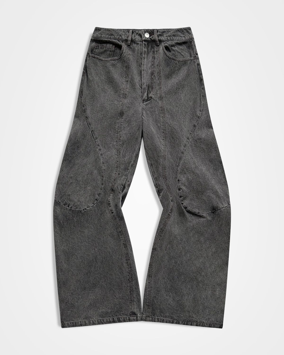 Lueder Lueder, SS24 David Engineered Flare Charcoal Size US 32 / EU 48 - 1 Thumbnail