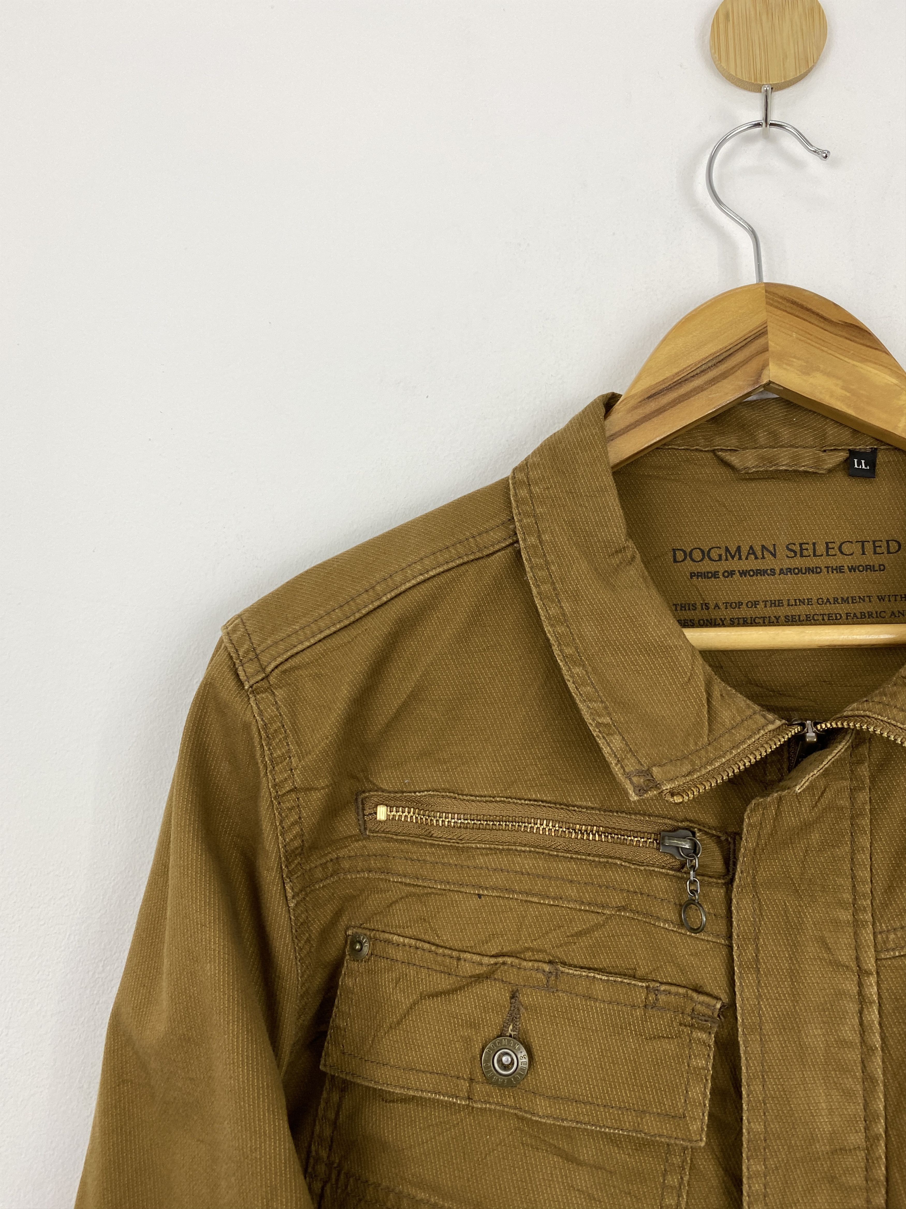 Japanese Brand Vintage Dogman Multi Pocket Tactical Worker Jacket J1771 Size US XL / EU 56 / 4 - 7 Thumbnail