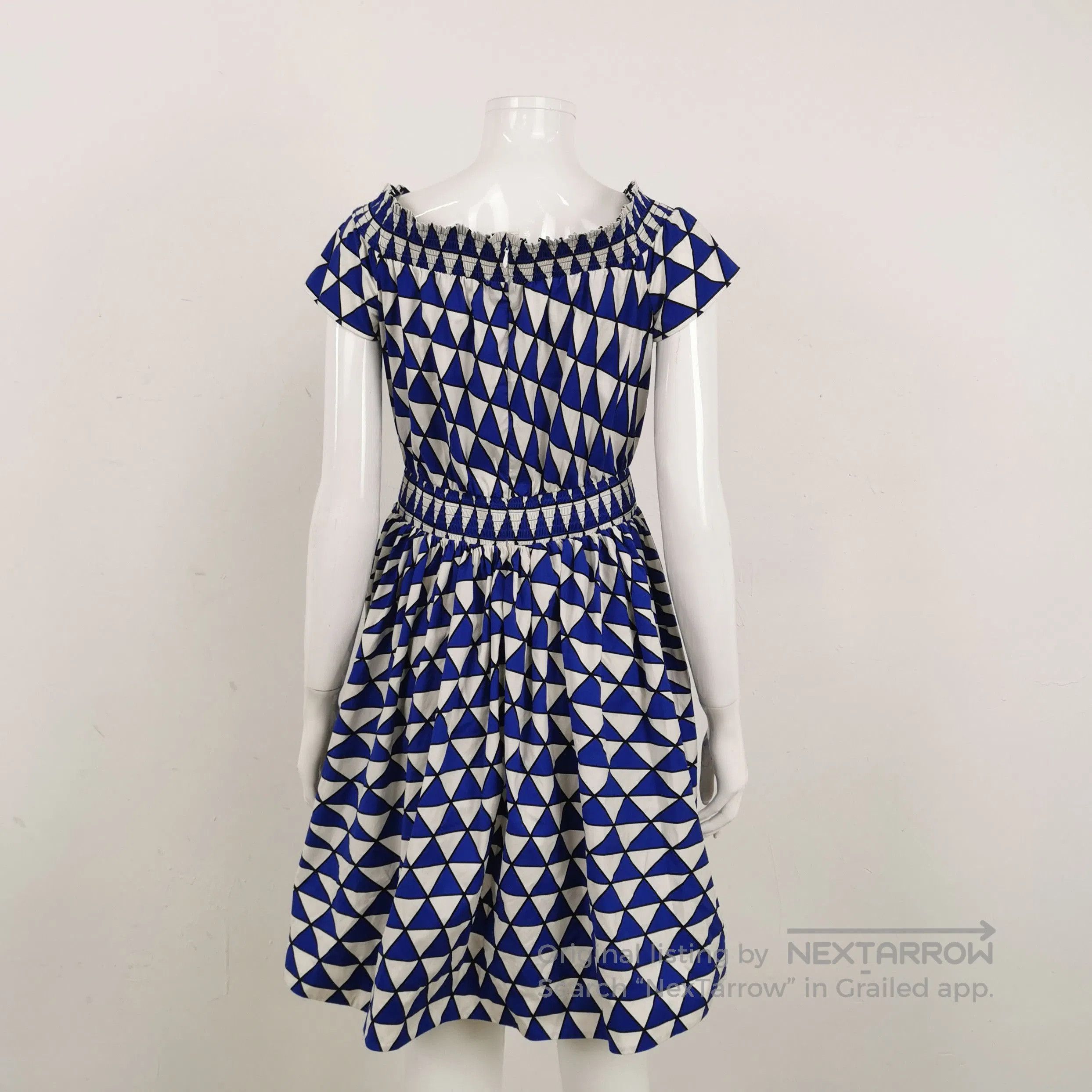 Prada Prada Color Block Cotton Dress Size 44 . Size L / US 10 / IT 46 - 2 Thumbnail