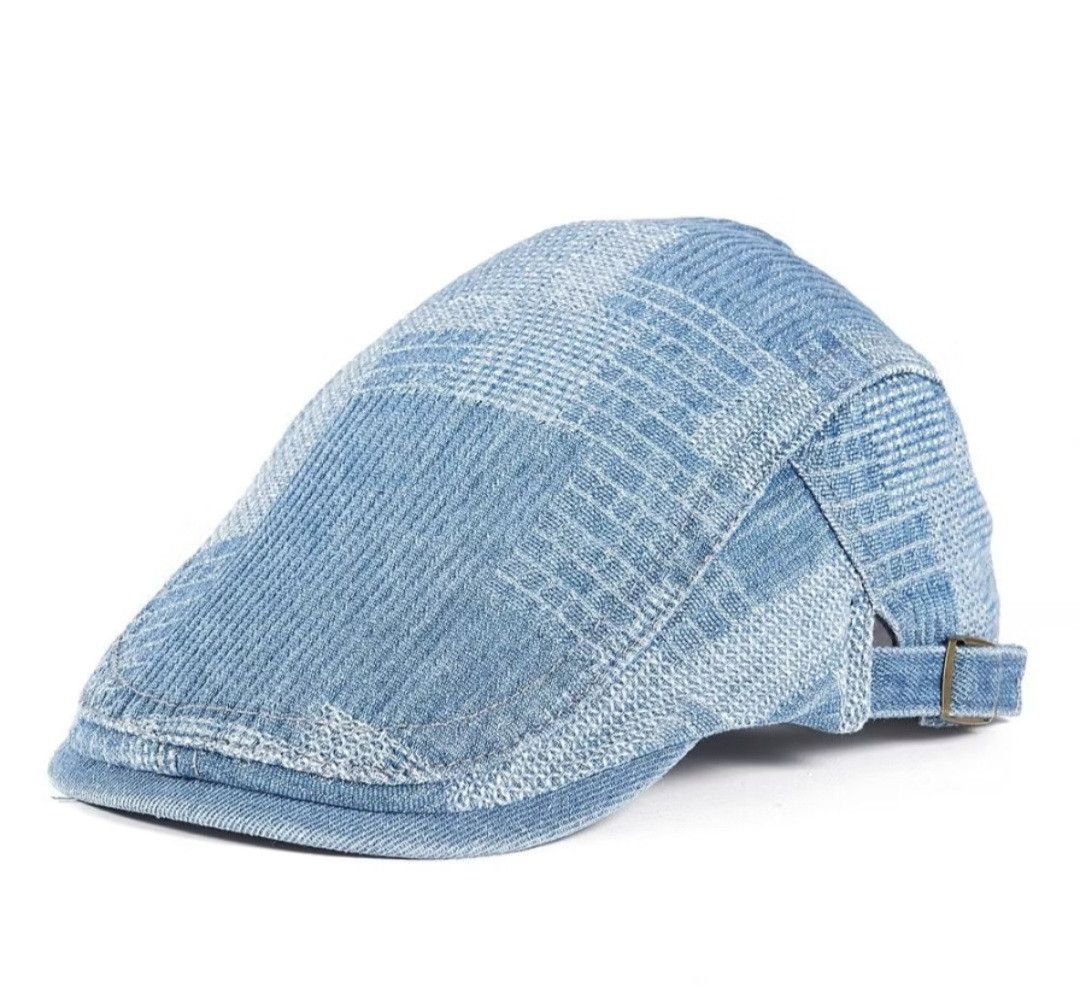 Japanese Brand 💥Light Blue kapital inspired shashiko print cap Size ONE SIZE - 1 Preview