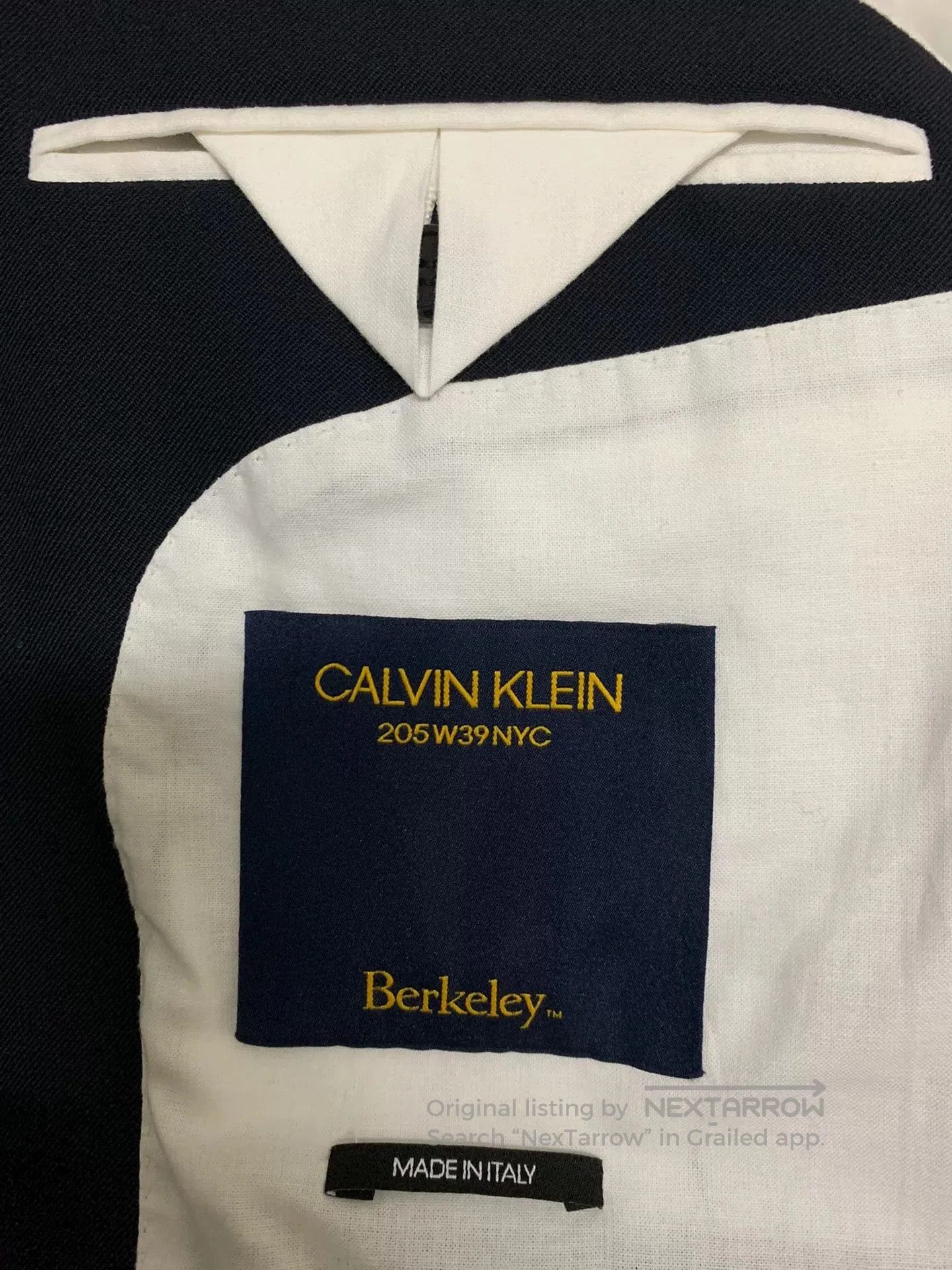 Calvin Klein 205W39NYC Calvin Klein Wool Blazer in Navy Blue. Size US M / EU 48-50 / 2 - 4 Thumbnail