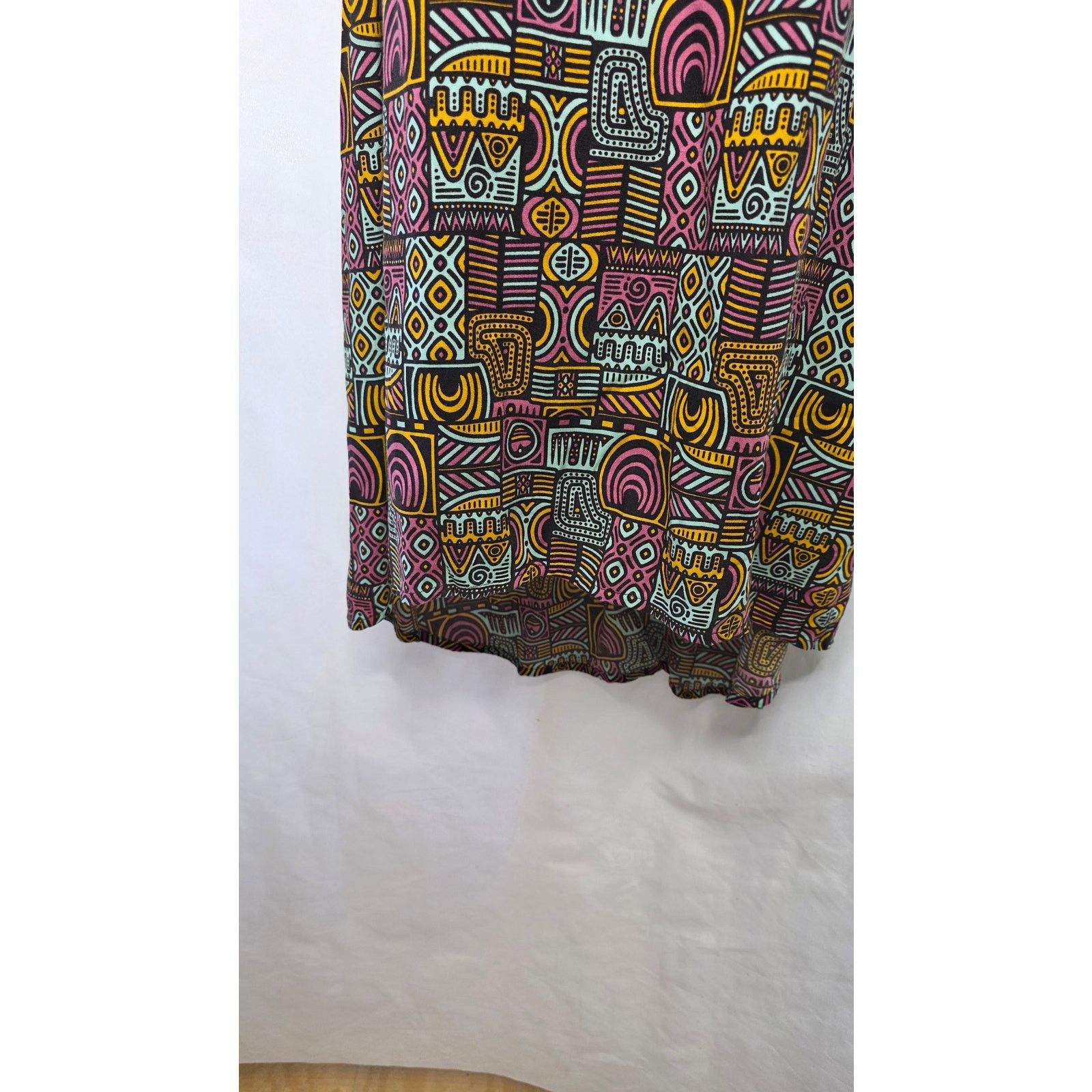 KAVU KAVU Multicolor Geometric Sleeveless Racerback Summer Dress Size S / US 4 / IT 40 - 6 Thumbnail