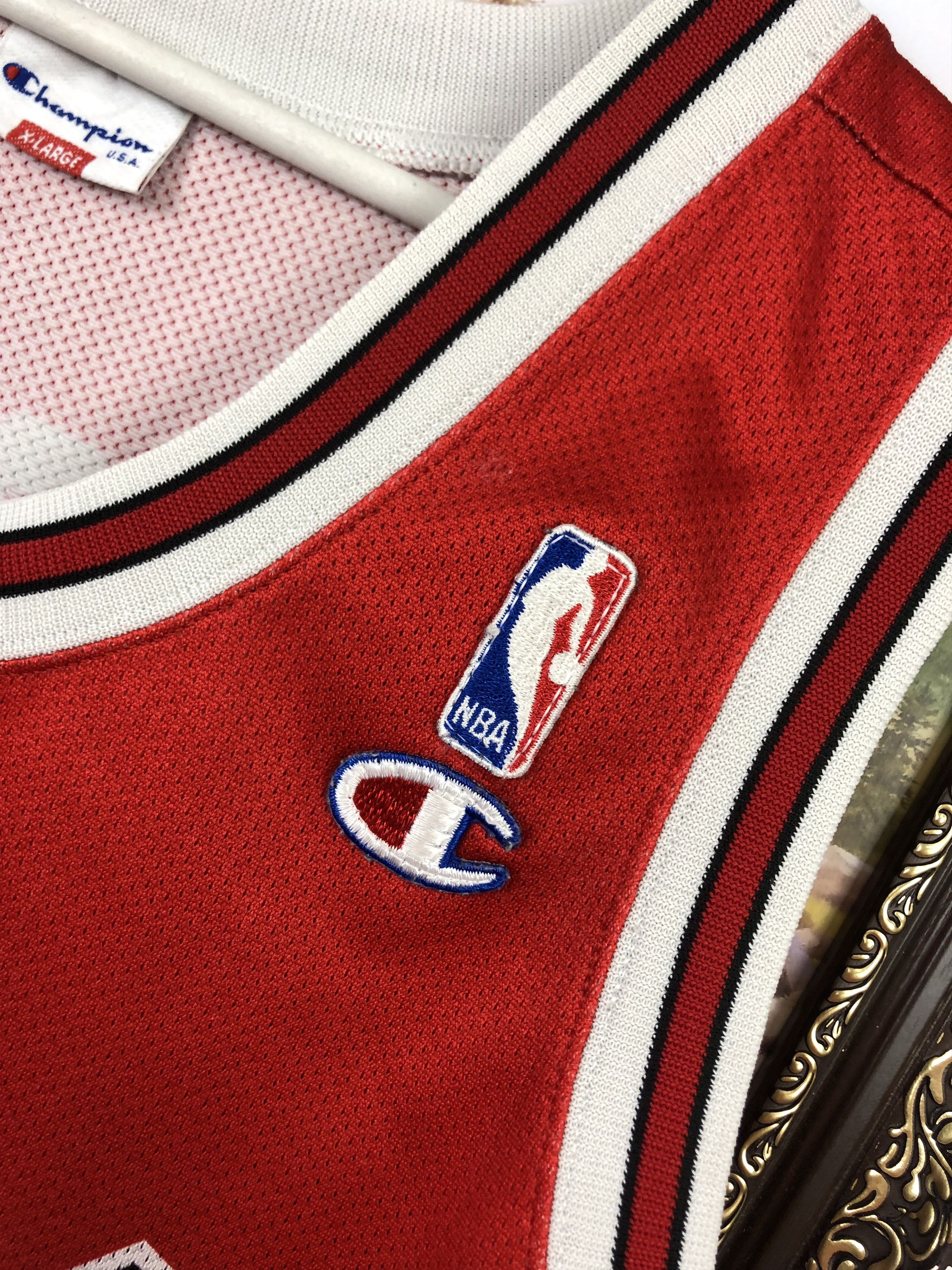 Champion Vintage Chicago Bulls NBA 23 Jordan Jersey Shirt Rare Size US XL / EU 56 / 4 - 6 Thumbnail