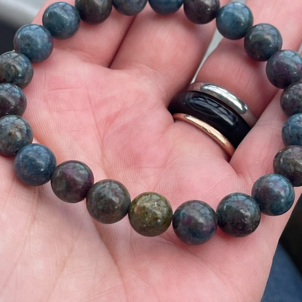 Other Ruby in Fuchsite beaded bracelet 6.75” crystal healing emoti Size ONE SIZE - 8 Thumbnail