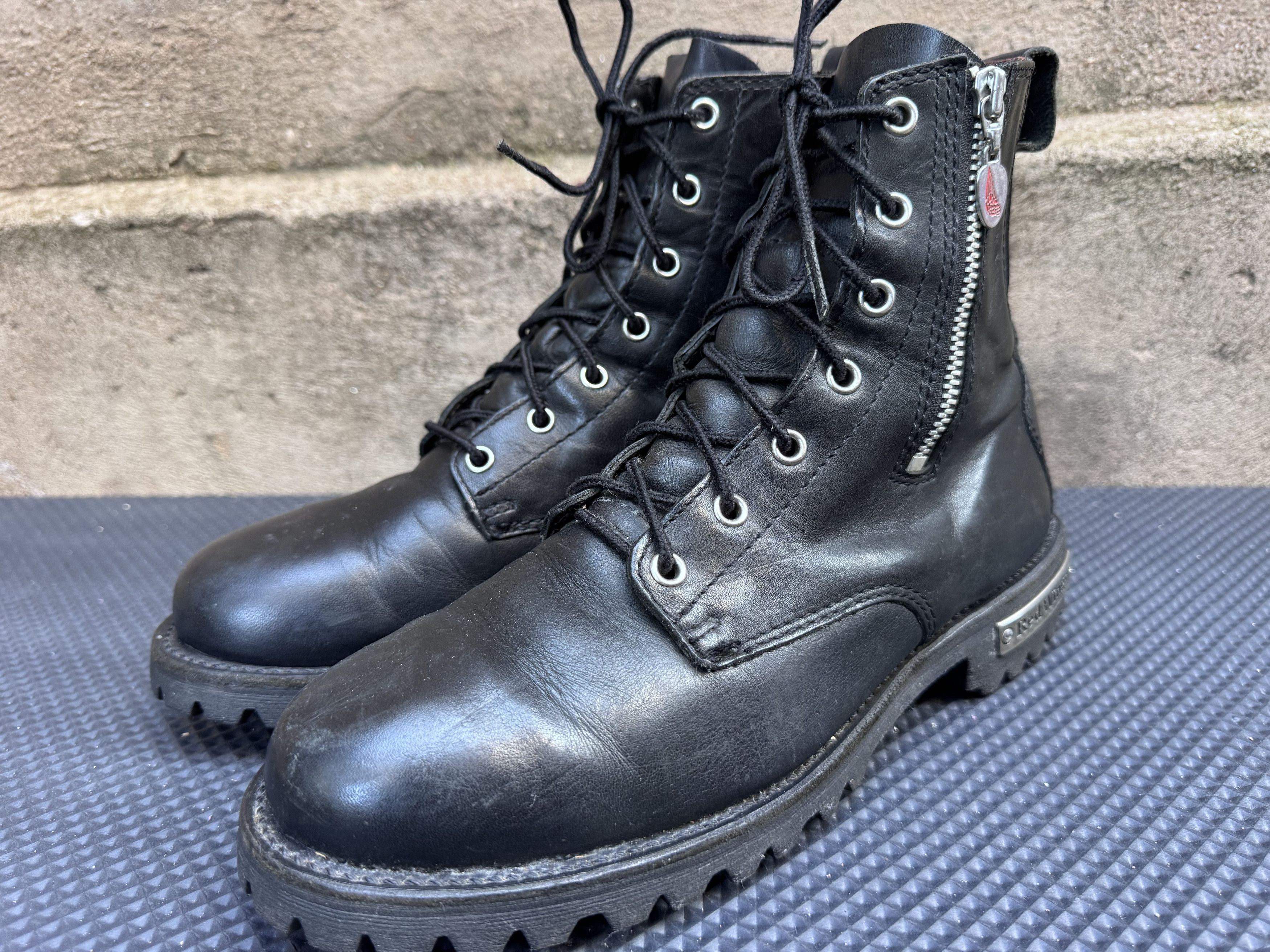 Red Wing Vintage Red Wing Boots Moto Combat Grunge Womens Size US 9.5 / IT 39.5 - 3 Thumbnail