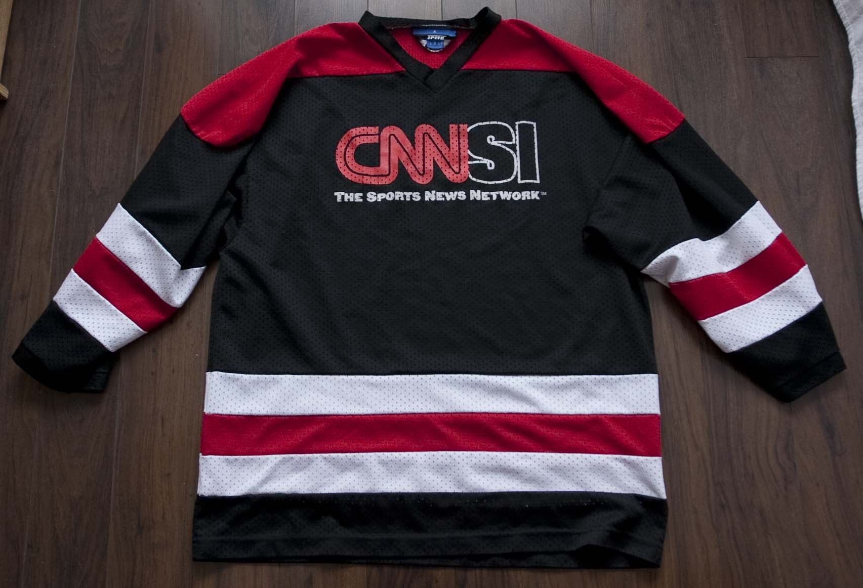 Vintage CNN SI Sports Illustrated Hockey Jersey Vintage Size XL Size US XL / EU 56 / 4 - 1 Thumbnail