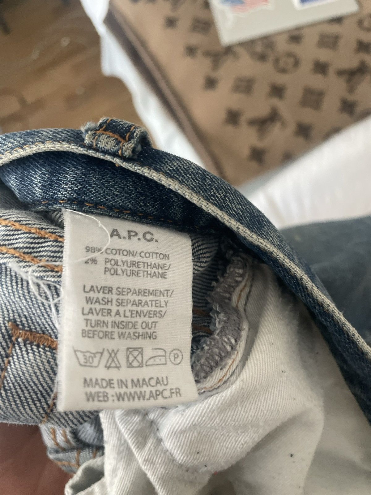 A.P.C. APC blue slim fit jeans Size US 31 - 3 Thumbnail