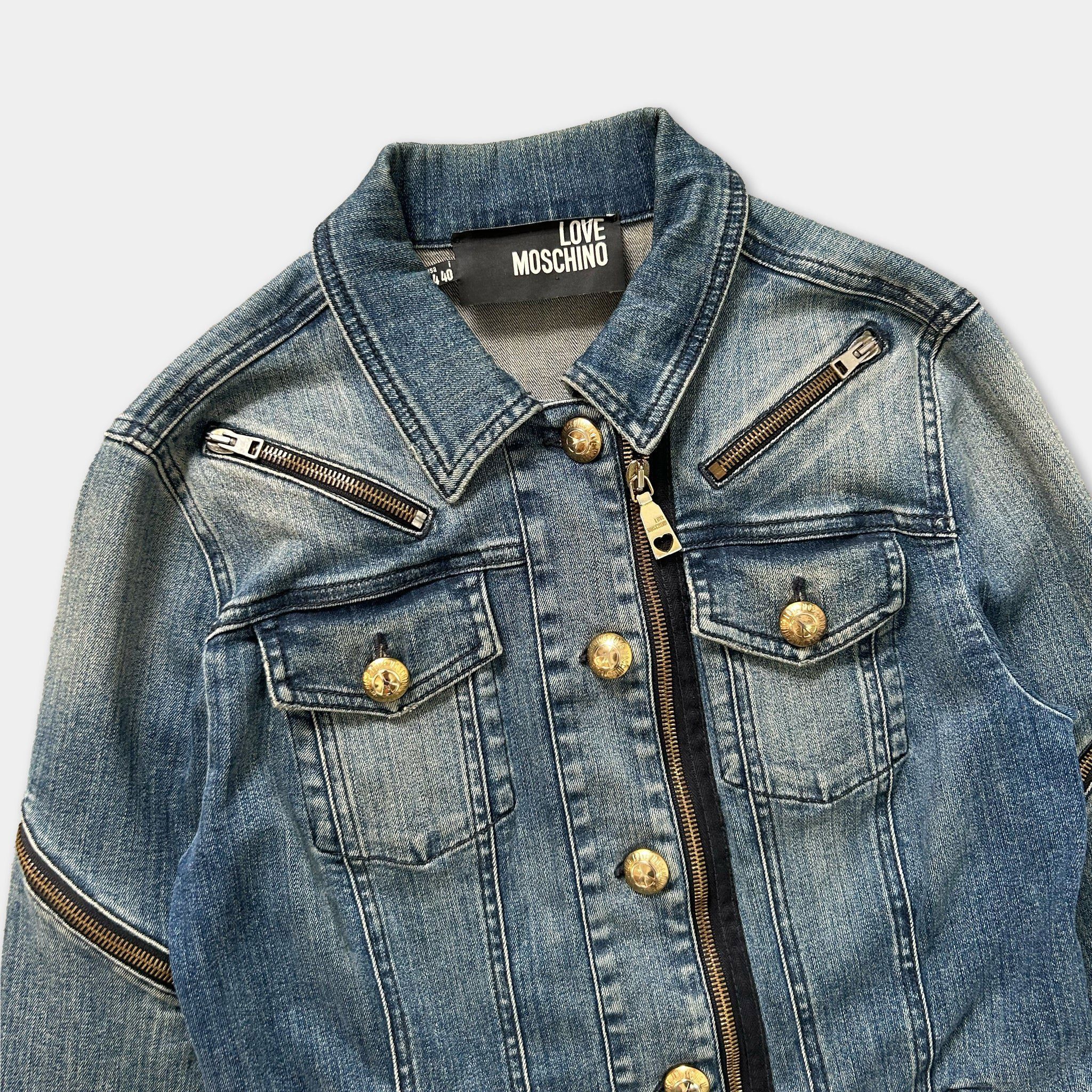 Moschino Moschino 00's Multipocket Denim Jacket Size US S / EU 44-46 / 1 - 2 Thumbnail