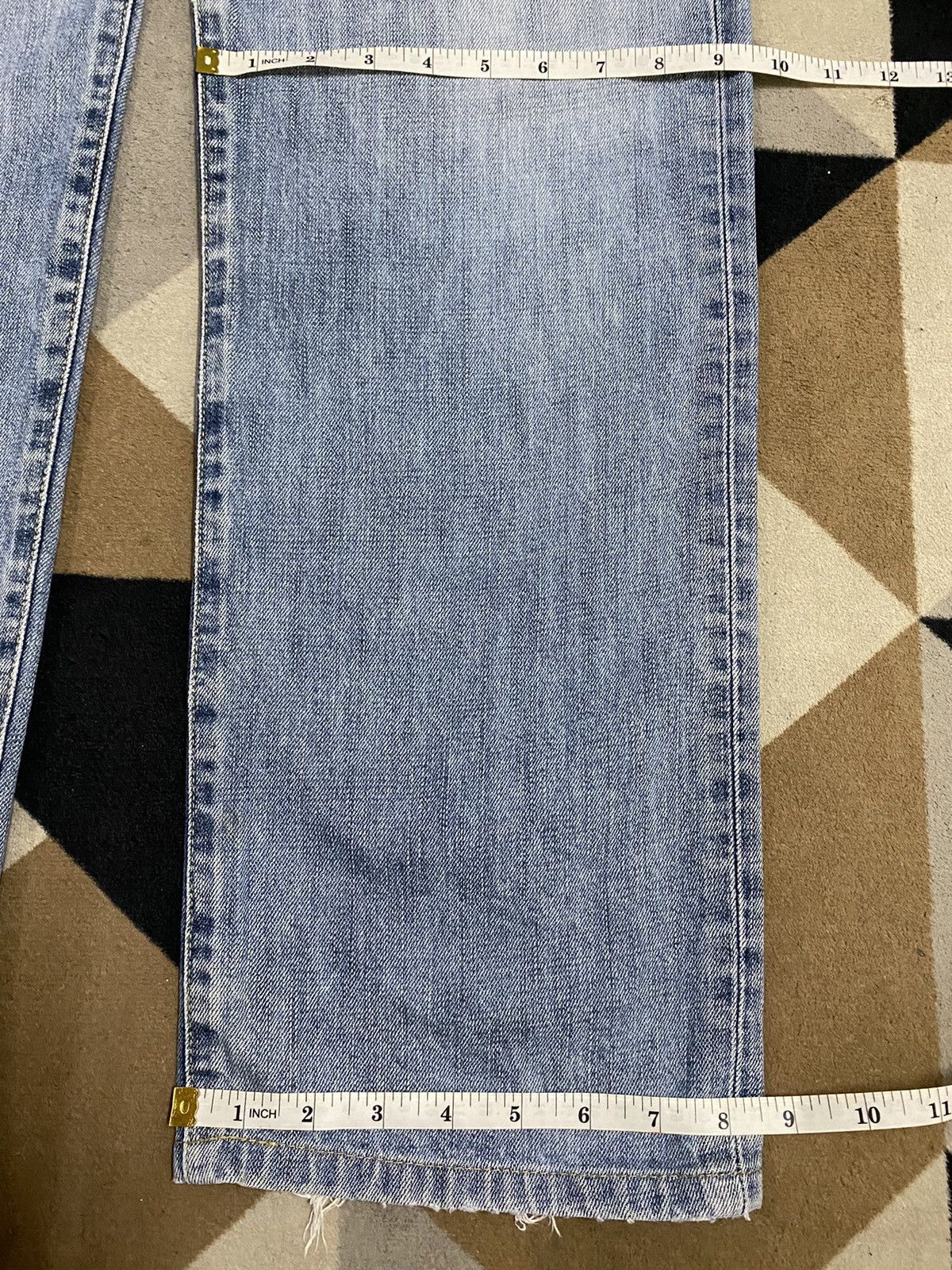 Japanese Brand Vintage Japanese Brands Faded Wash Loose Jeans Size US 34 / EU 50 - 13 Thumbnail