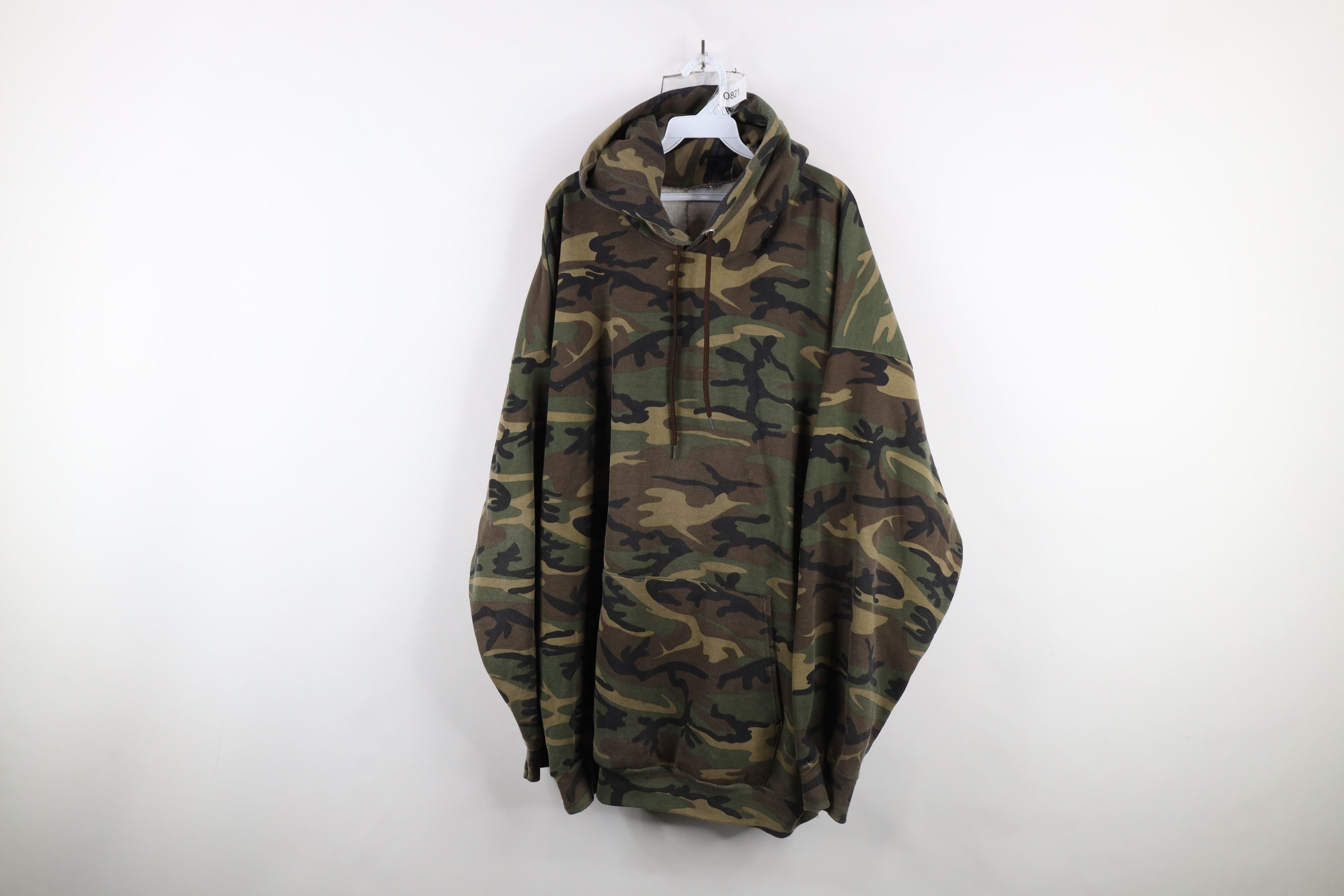 Vintage Vintage 90s Y2K Streetwear Camouflage Hoodie Sweatshirt Size US XXL / EU 58 / 5 - 1 Thumbnail