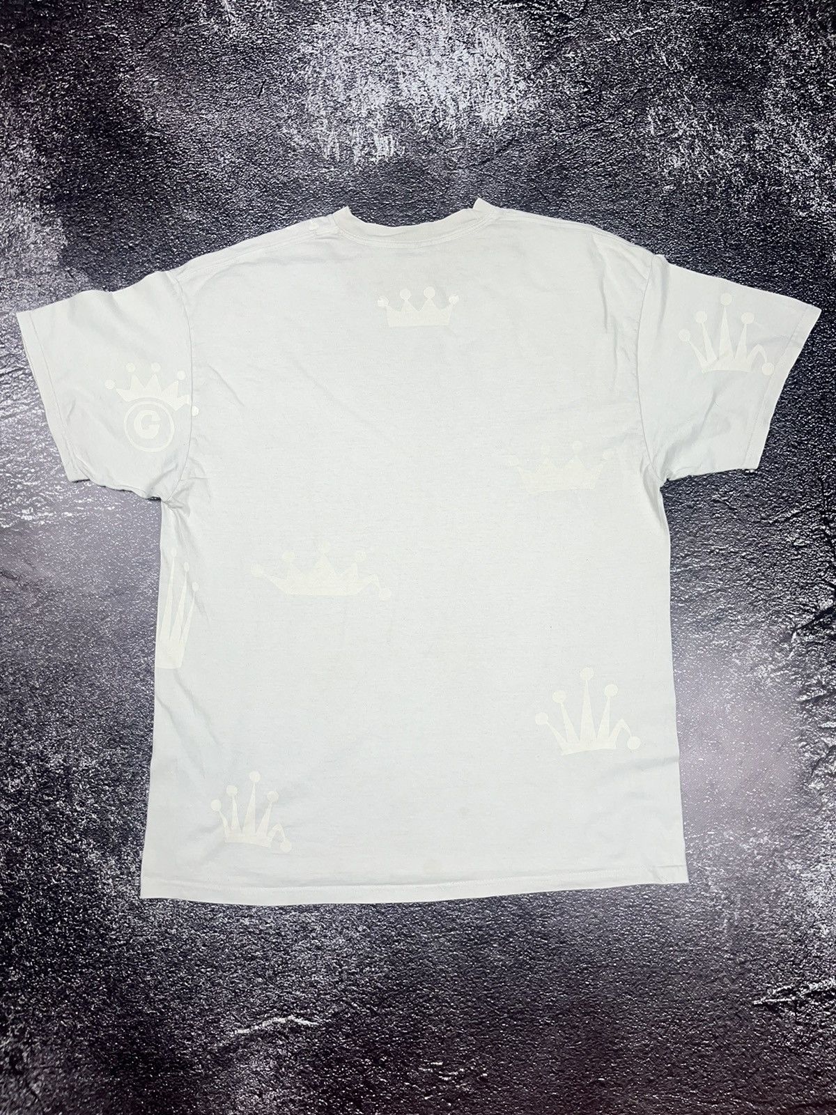 Stussy ‼️RARE‼️VINTAGE STUSSY CROWN MULTILOGO MONOGRAM T-SHIRT TEE🔥 Size US XL / EU 56 / 4 - 2 Thumbnail