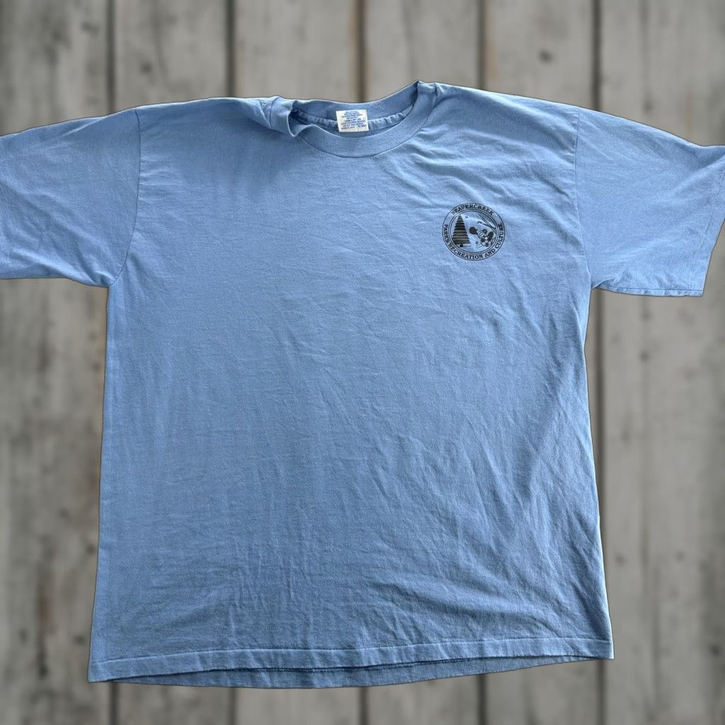 Vintage VINTAGE Beavercreek Parks Shirt Mens 2XL Eagle USA Recreation 90s Tee Blue Crew Neck Short Sleeve Graphic Print Sports Shirt Mens 2XL United States Size US XXL / EU 58 / 5 - 1 Thumbnail