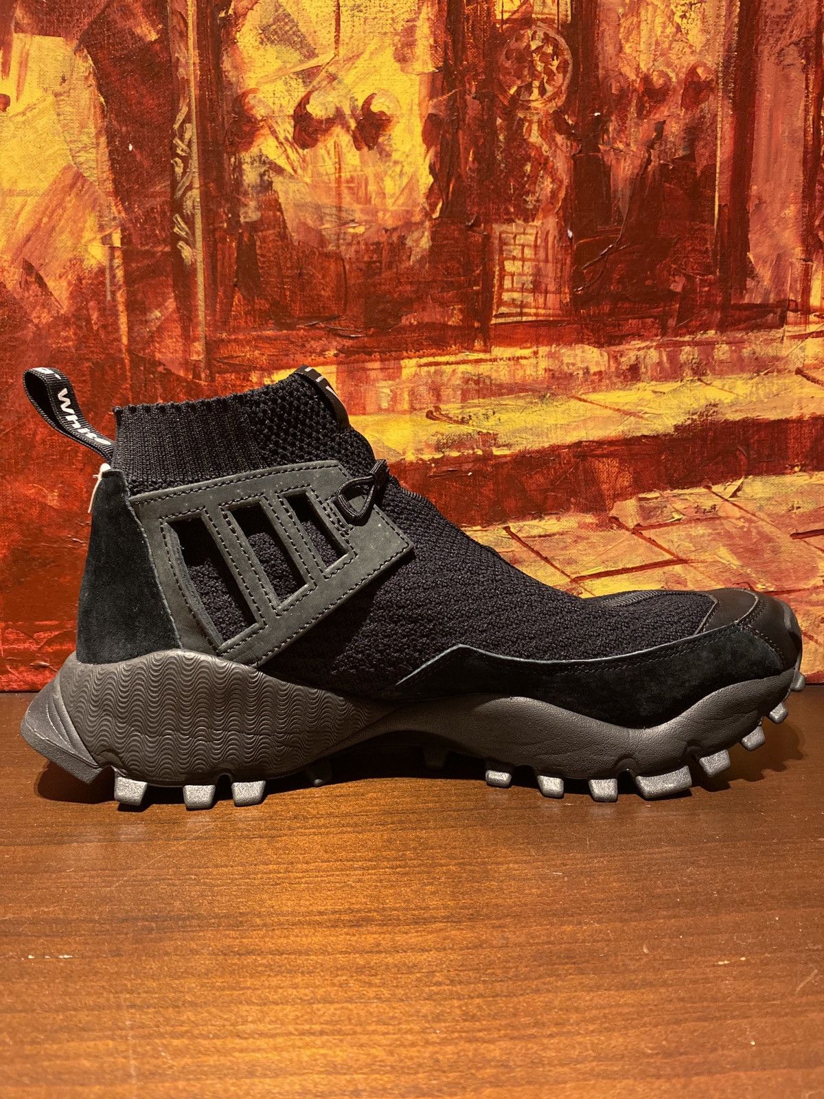 Adidas × White Mountaineering White Mountaineering x adidas Seeulater Primeknit 'Black' Size US 11.5 / EU 44-45 - 6 Thumbnail