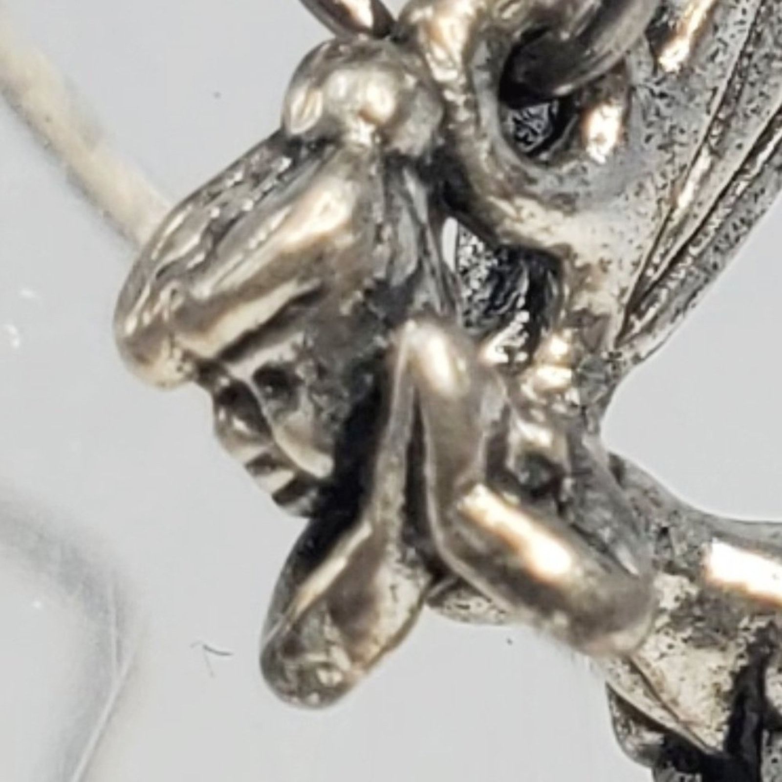Disney Captivating Disney Tinker Bell VTG Sterling Silver Necklace Size ONE SIZE - 5 Thumbnail