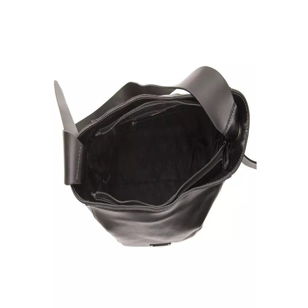 Other Pompei Donatella Black Leather Shoulder Bag Size ONE SIZE - 4 Thumbnail