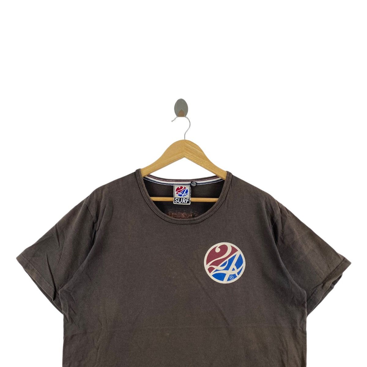 Japanese Brand × Vintage Vintage 24 Karats SURF LOHAS Japanese Brand Logo Print Brown Size US XL / EU 56 / 4 - 4 Thumbnail