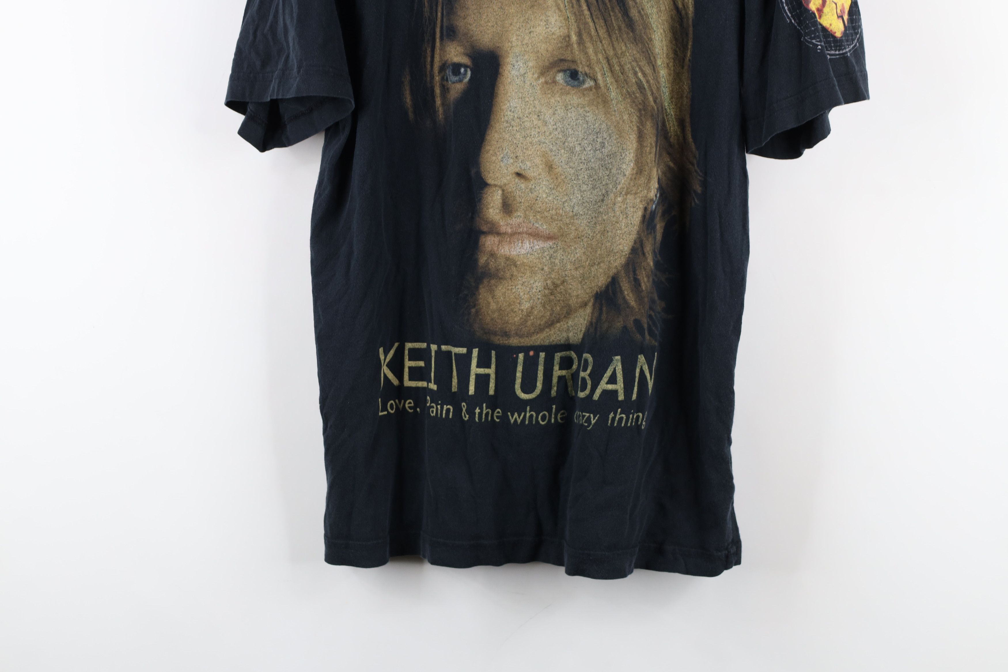 Vintage Vintage World Tour Keith Urban Band T-Shirt Black Cotton Size M / US 6-8 / IT 42-44 - 3 Thumbnail