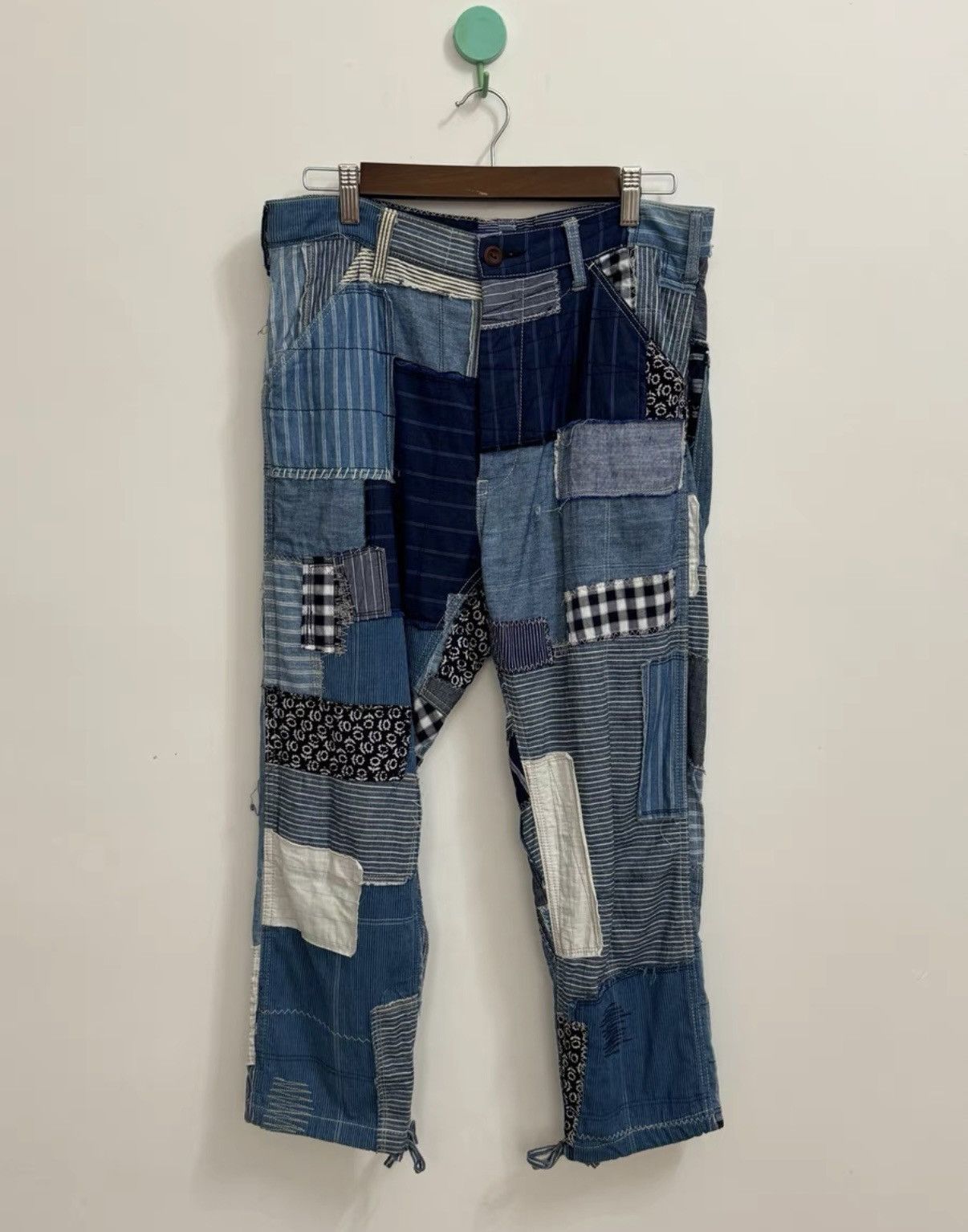 Junya Watanabe Man Comme des Garçons patched jeans.