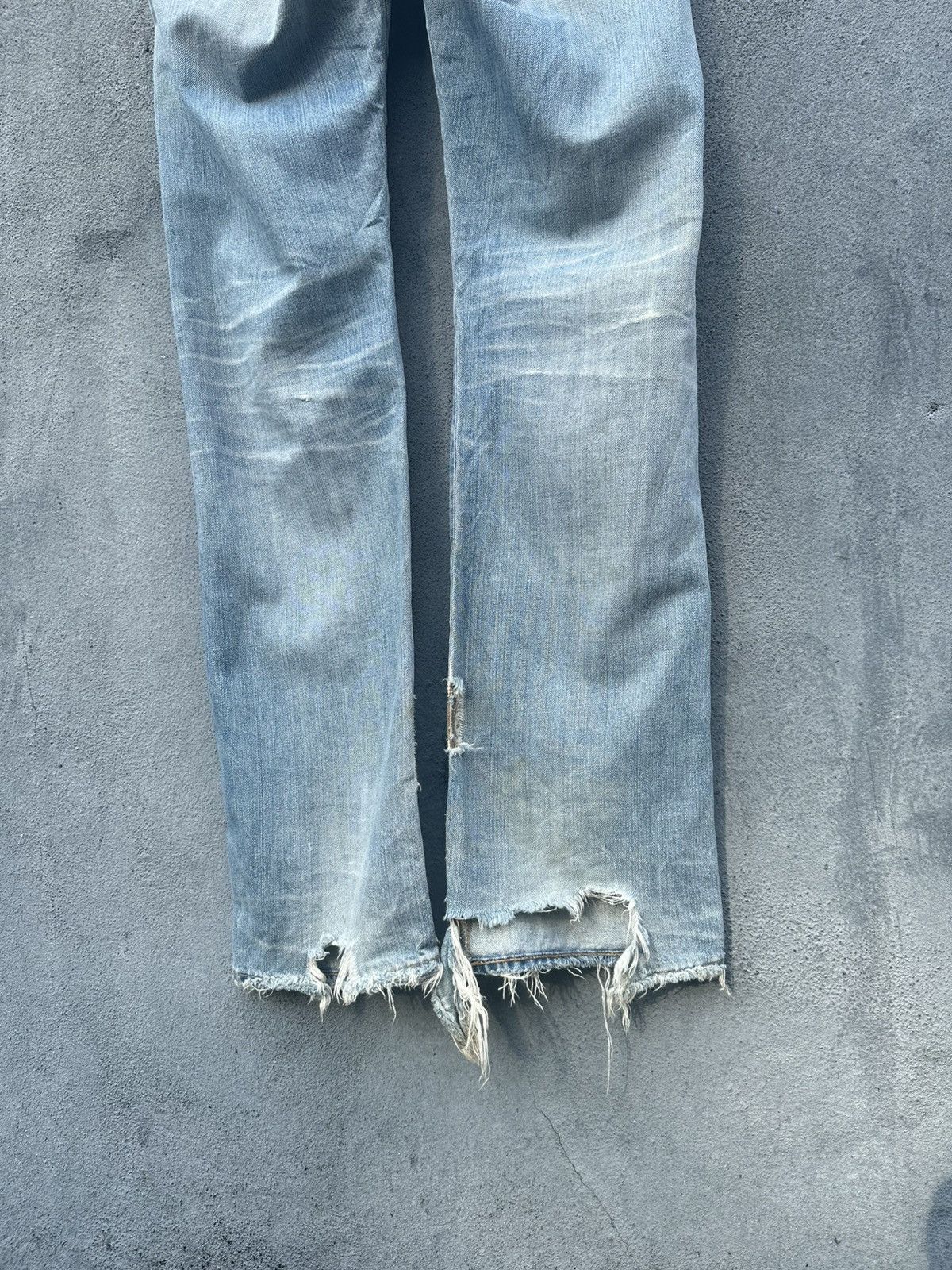AG Adriano Goldschmied 👹Vintage THRASHED AG Adriano Goldschmeid Baggy Jeans Size US 30 / EU 46 - 7 Thumbnail