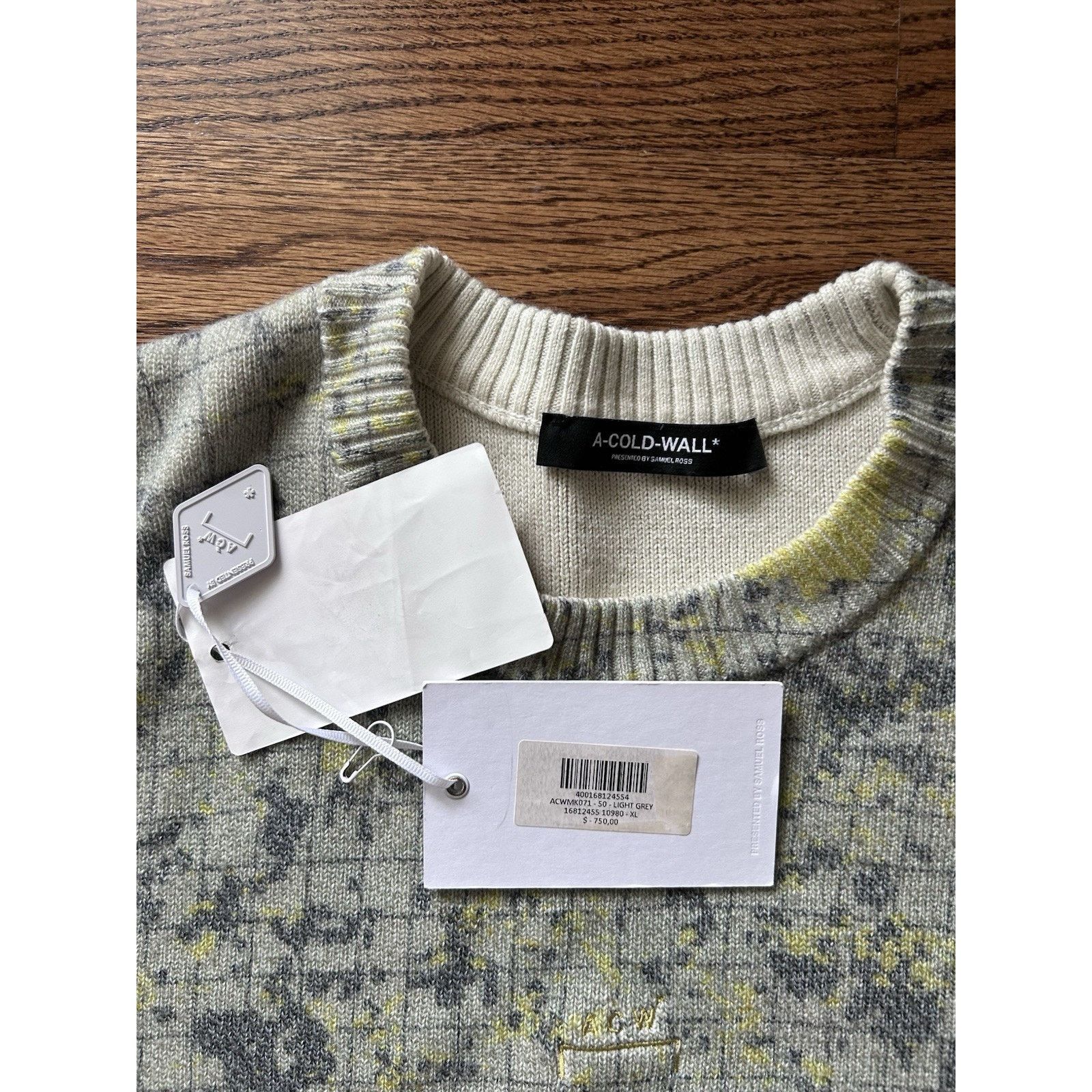 A-COLD-WALL* A Cold Wall Crewneck Sweater RRP 750$ Size US XL / EU 56 / 4 - 2 Thumbnail