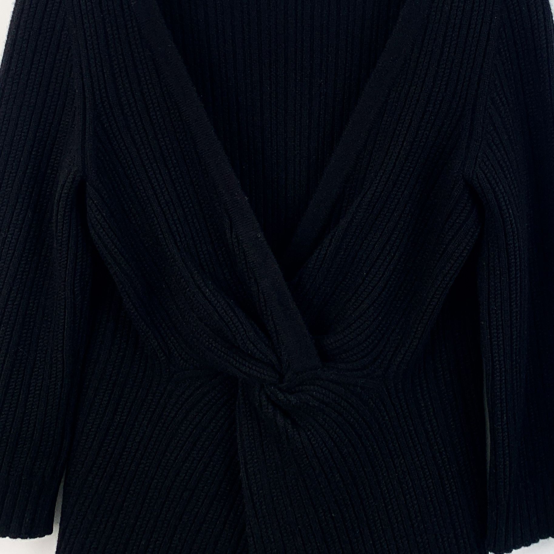 Chanel Chanel Knit Sweater – Black Cashmere Long Sleeve (Size S) Size S / US 4 / IT 40 - 5 Thumbnail
