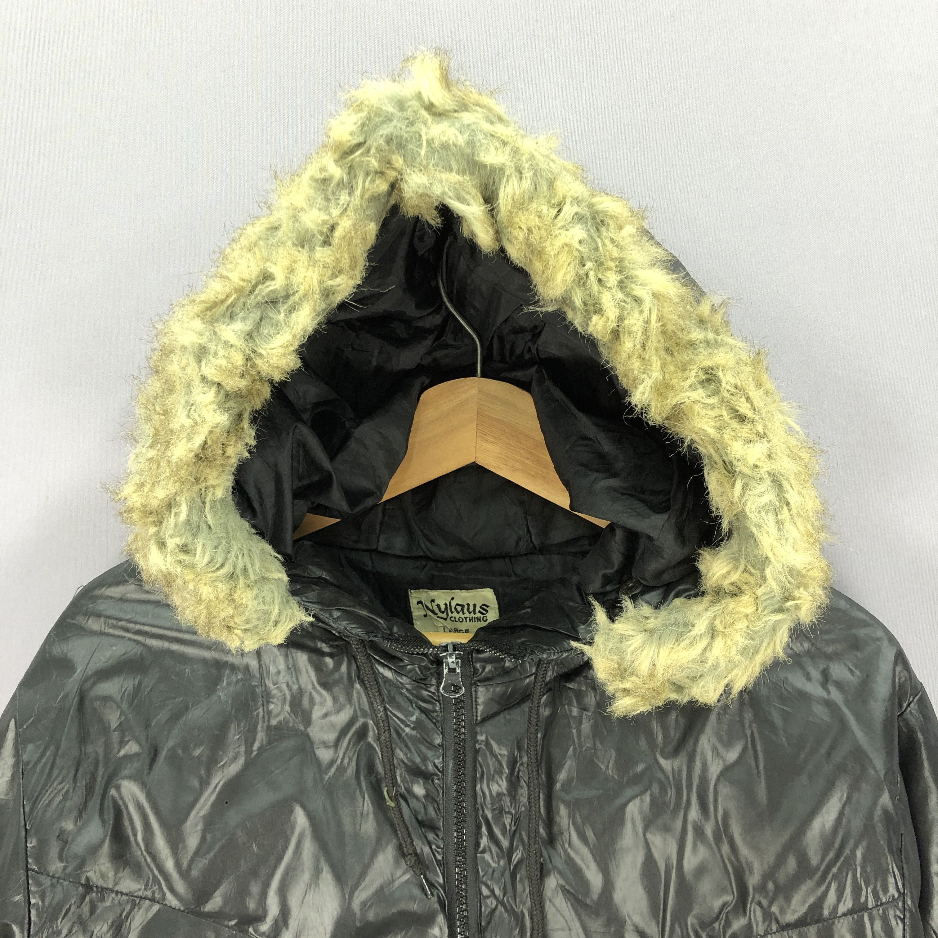 If Six Was Nine × Japanese Brand × Vintage Vintage Japanese Nylus Clothing Fur Hoodie Puffer Jackets Size US M / EU 48-50 / 2 - 6 Thumbnail