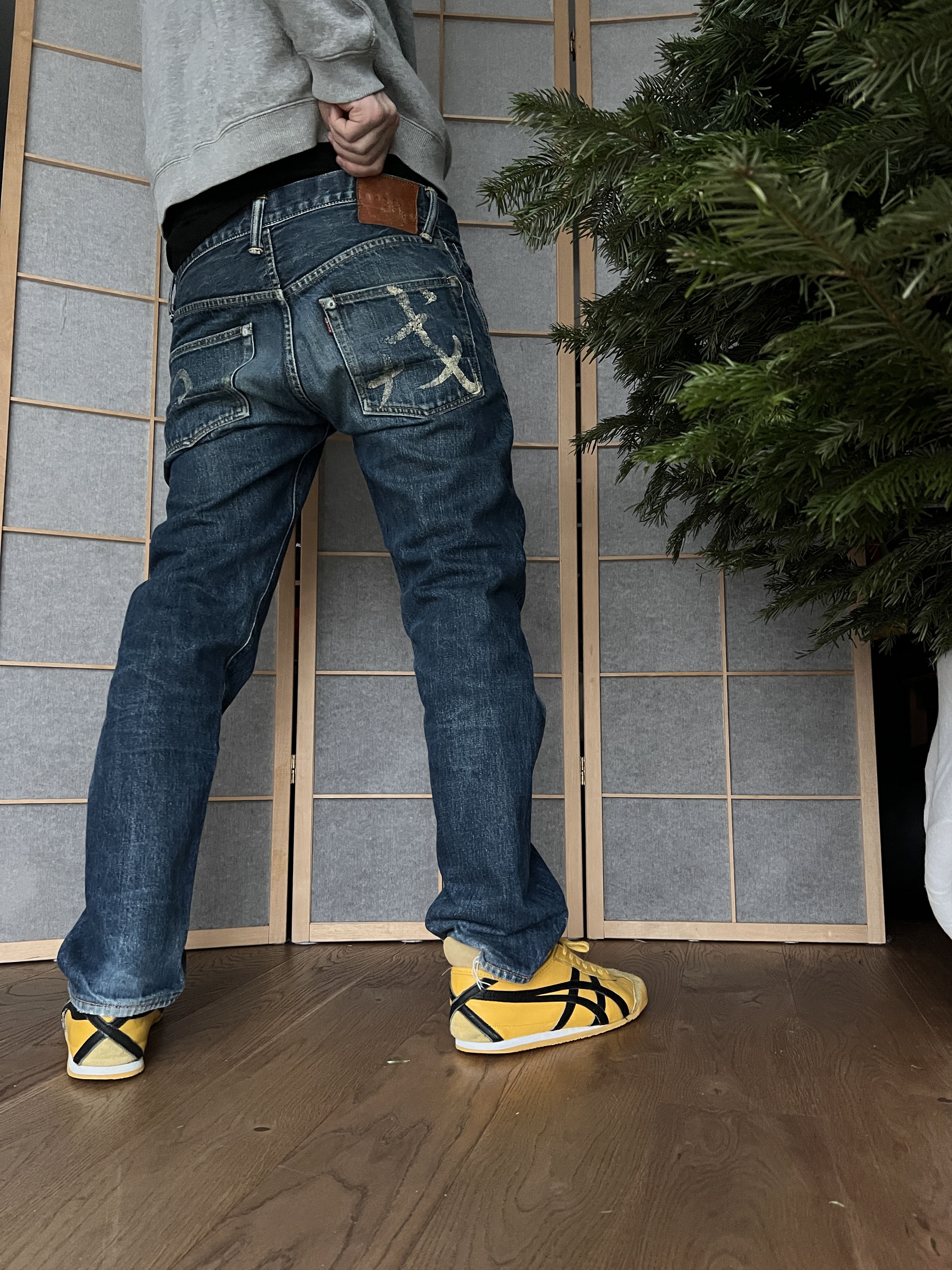 Rare Evisu selvage vintage lot 2001 faded denim archive y2k