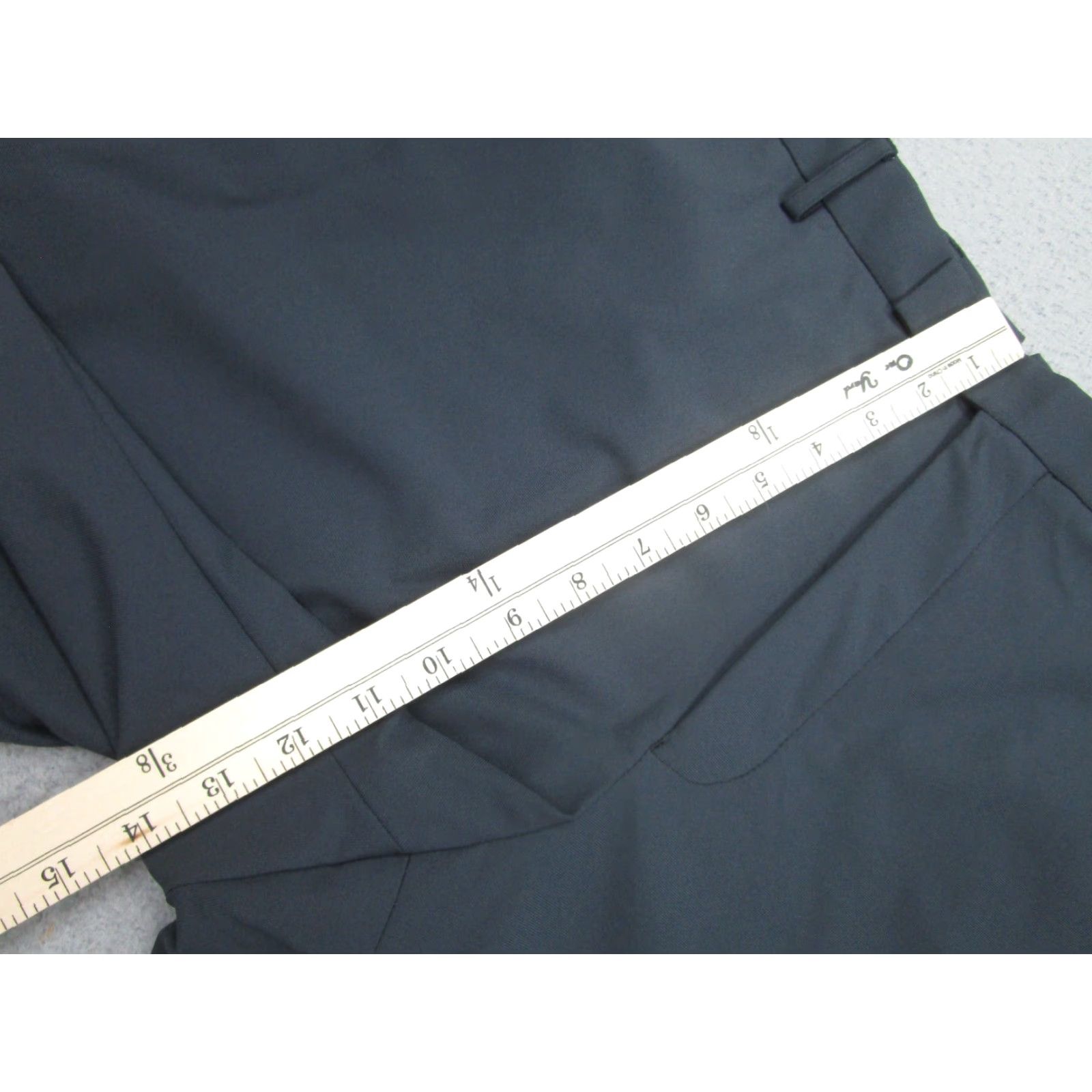 Vintage Sene Pants Mens 42x34 Gray Soho Flex Tech Stretch Performance Dress Slacks Shirt Pants Size US 42 / EU 58 - 6 Thumbnail