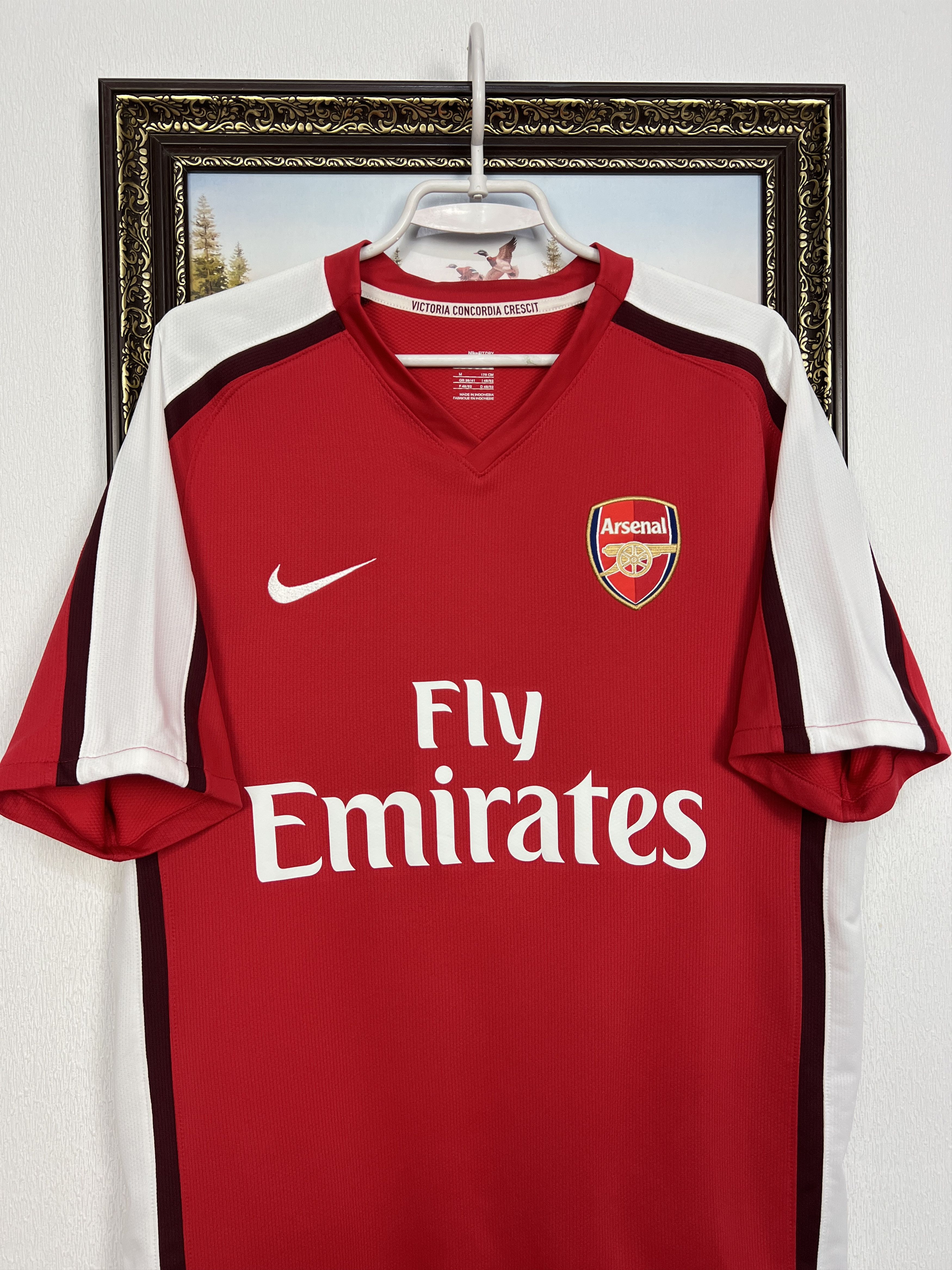 Nike Arsenal Home football shirt 2008 Soccer Nike Jersey Trikot Size US M / EU 48-50 / 2 - 2 Thumbnail