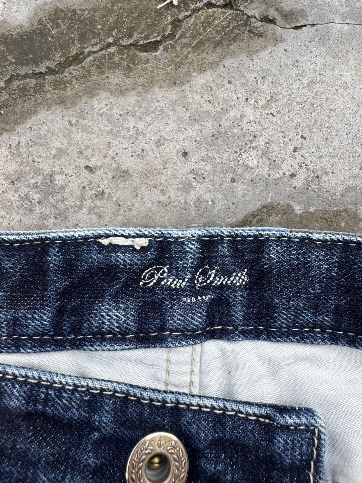 Japanese Brand Paul Smith Red Ear Selvedge Patchwork Selvedge Size US 33 - 5 Thumbnail