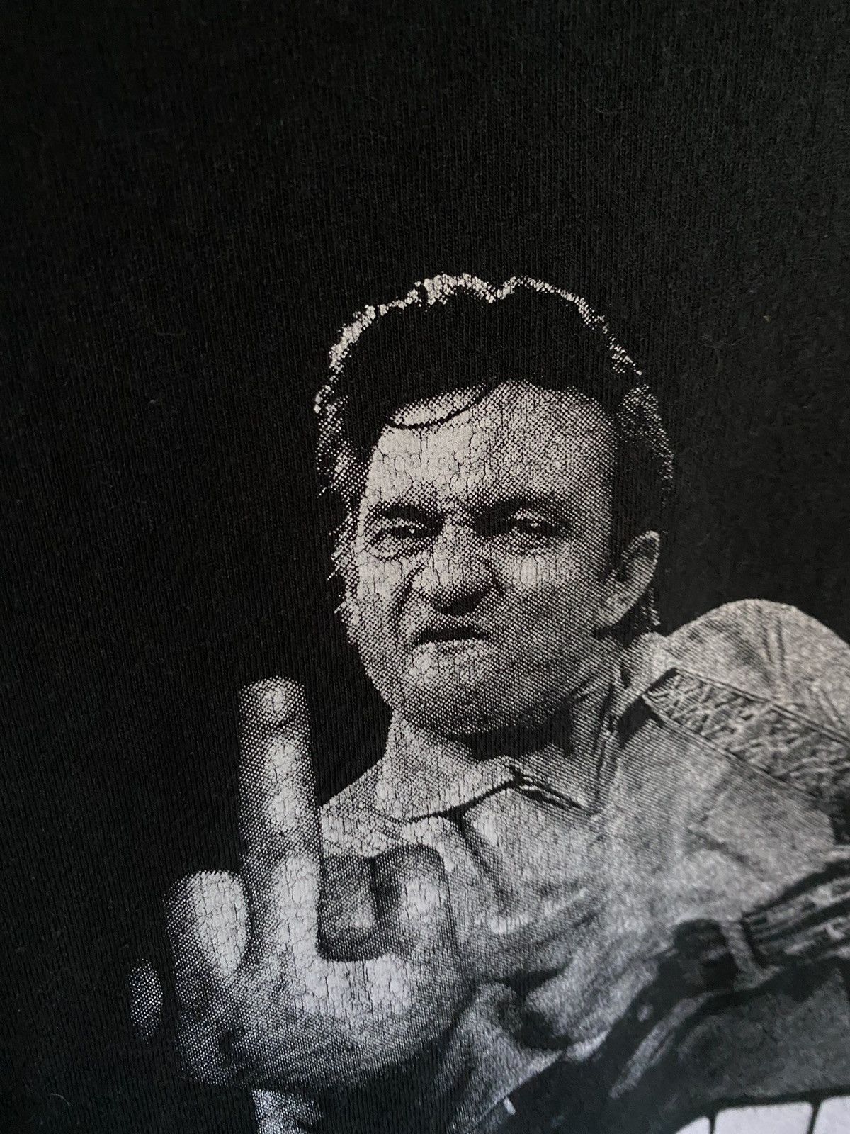 Band Tees × Vintage Vintage Johny cash tshirt fuck off Size US M / EU 48-50 / 2 - 2 Thumbnail