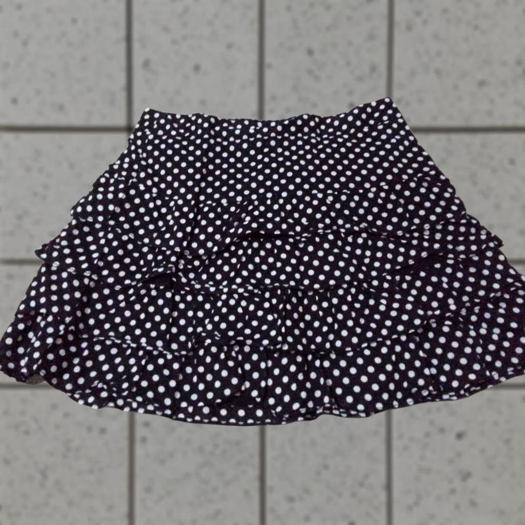 Ann Taylor Womens Ann Taylor Skirt 10 Black Midi Cotton Skirt Womens 10 Black Ann Taylor MIDI Skirt Size 32" / US 10 / IT 46 - 1 Thumbnail
