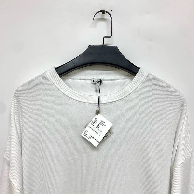 Loewe LOEWE White long-sleeved T-shirt Size XL / US 12-14 / IT 48-50 - 3 Thumbnail