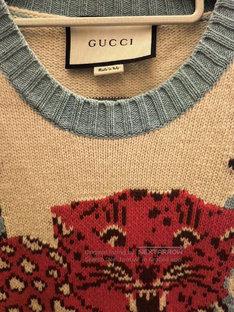Gucci Gucci Tiger pattern sweater Size US S / EU 44-46 / 1 - 3 Thumbnail