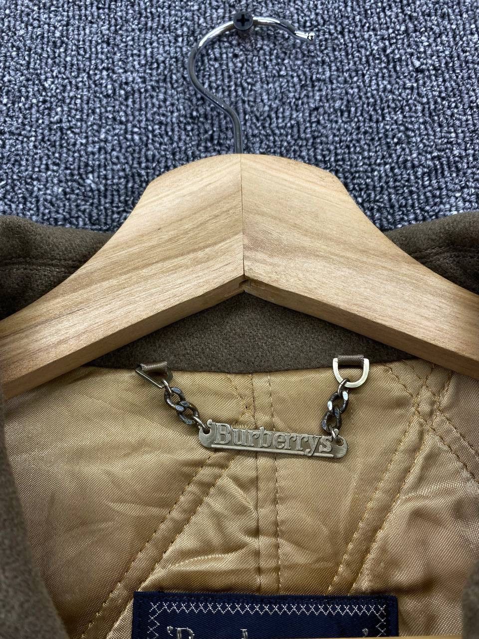 Burberry × Vintage Vintage 90s Burberry Flaps Pocket Wool Jacket Size US L / EU 52-54 / 3 - 10 Thumbnail