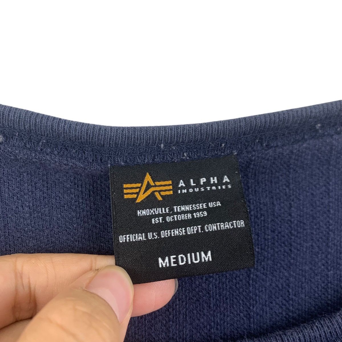 Alpha Industries ALPHA INDUSTRIES Official US Defense Department Sweatshirt Size US M / EU 48-50 / 2 - 4 Thumbnail