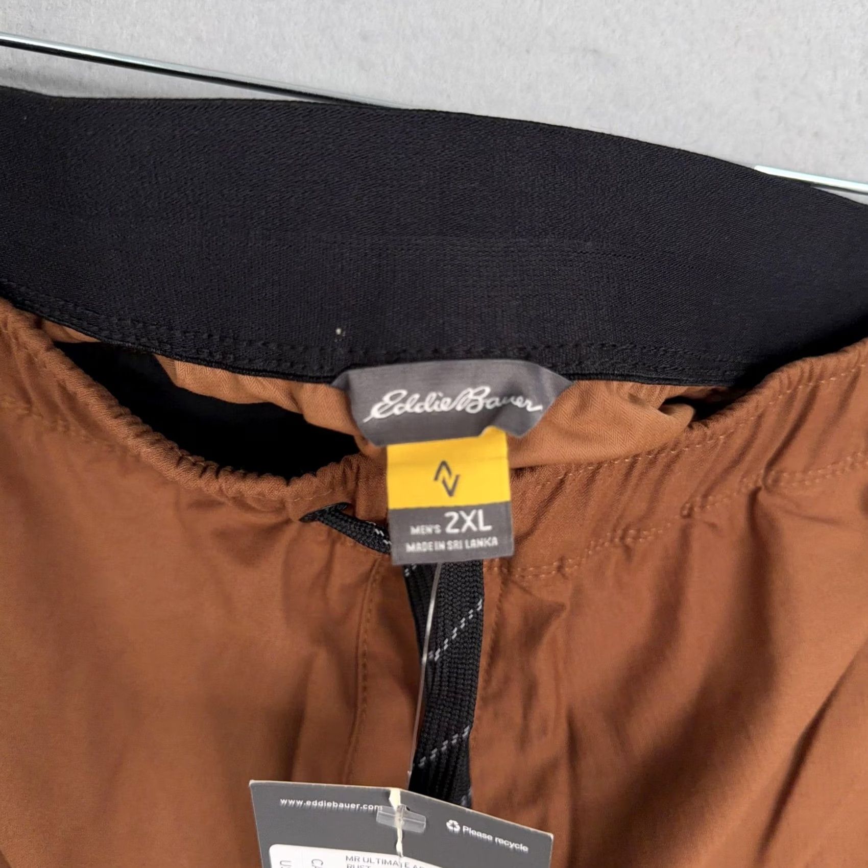 Eddie Bauer Eddie Bauer Shorts Mens 2XL Brown Hiking Active Ultimate Adventure Pull On Size US 39 - 5 Thumbnail
