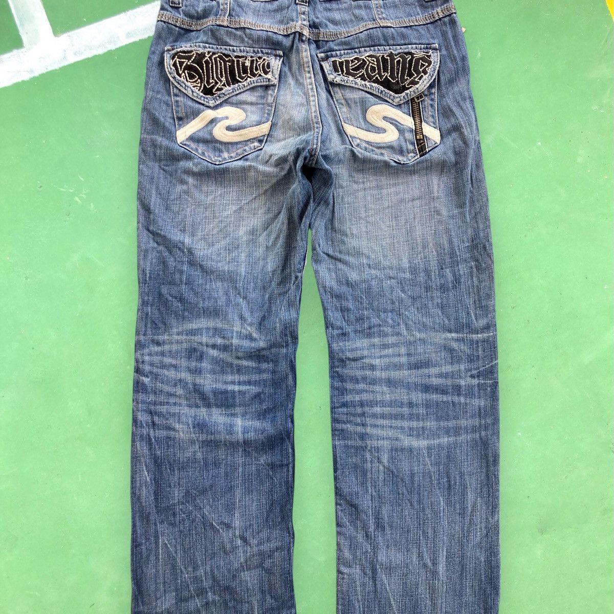 Japanese Brand Big Train Japan Embroidery Pocket Faded Denim Pants Size US 32 / EU 48 - 13 Thumbnail