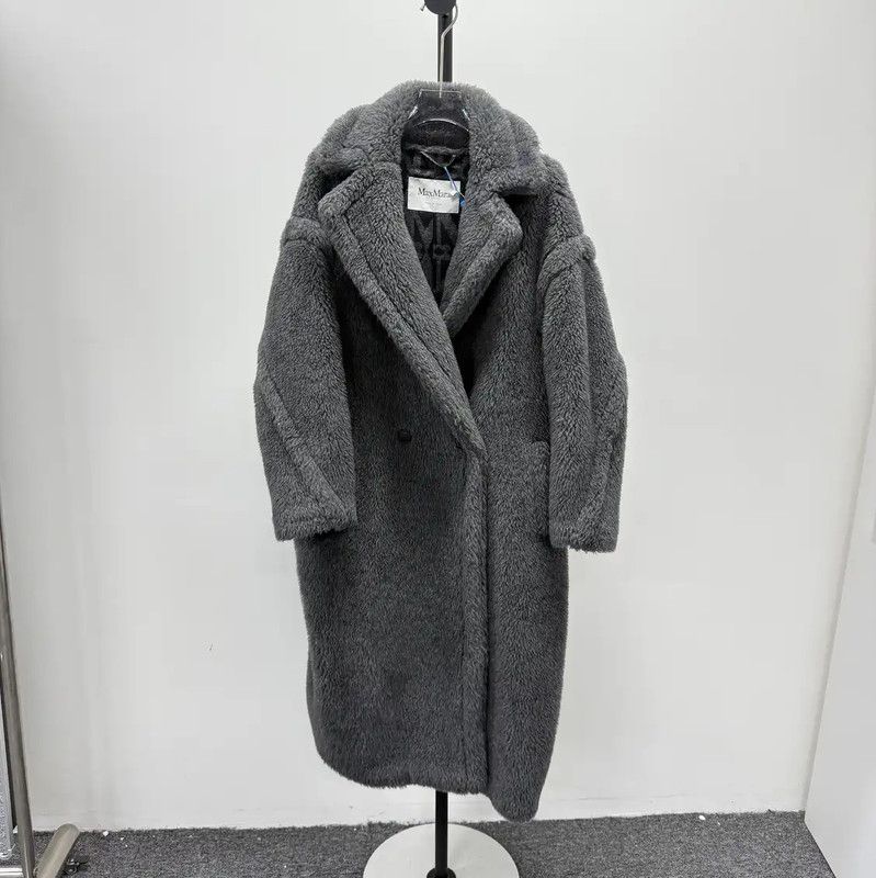 Max Mara MaxMara Gray Wool Women's Coat 0089 Size S / US 4 / IT 40 - 1 Thumbnail