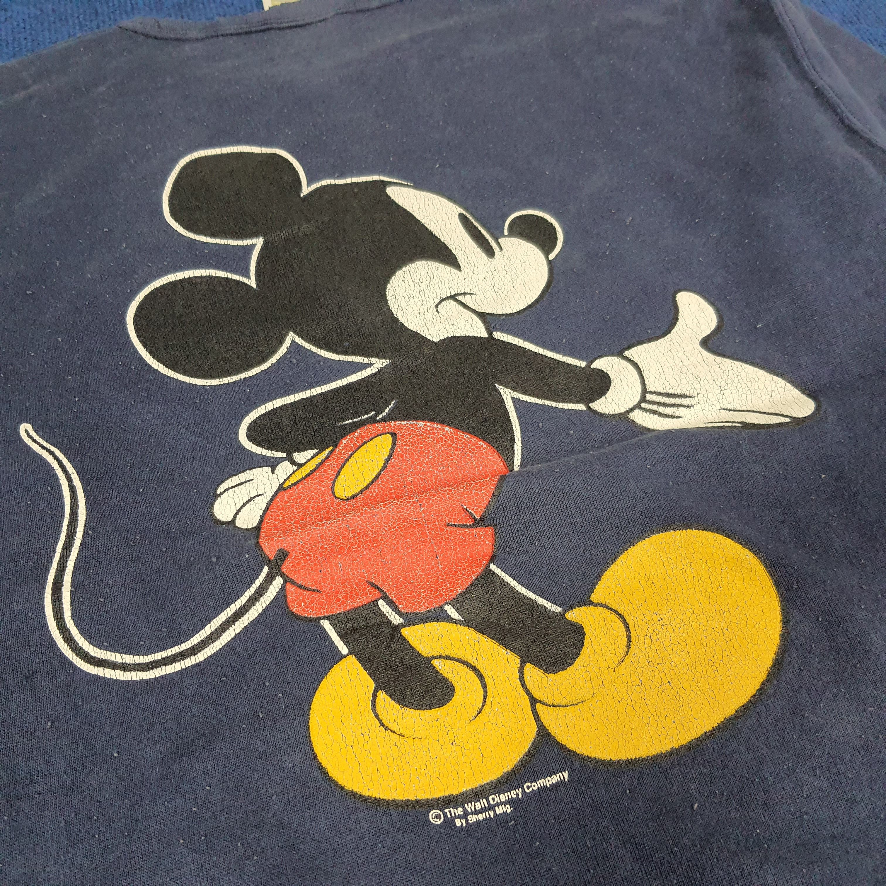 Disney × Mickey Mouse × Vintage Vintage Mickey Mouse California Mirror Printed Sweatshirts Size US L / EU 52-54 / 3 - 5 Thumbnail