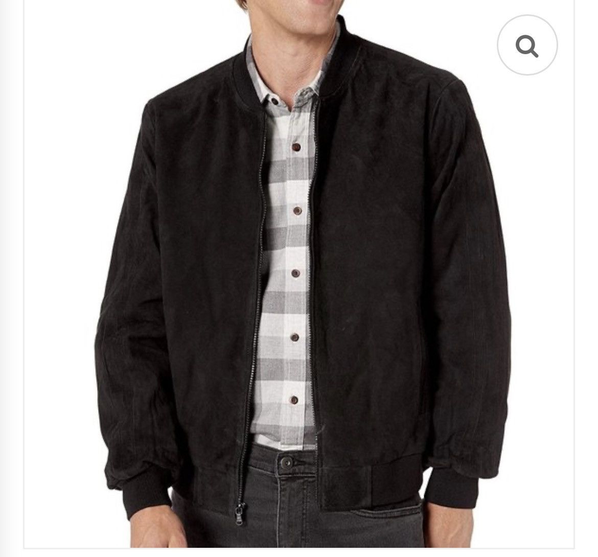John Varvatos Goat Suede Bomber Jacket Large Size US L / EU 52-54 / 3 - 2 Thumbnail