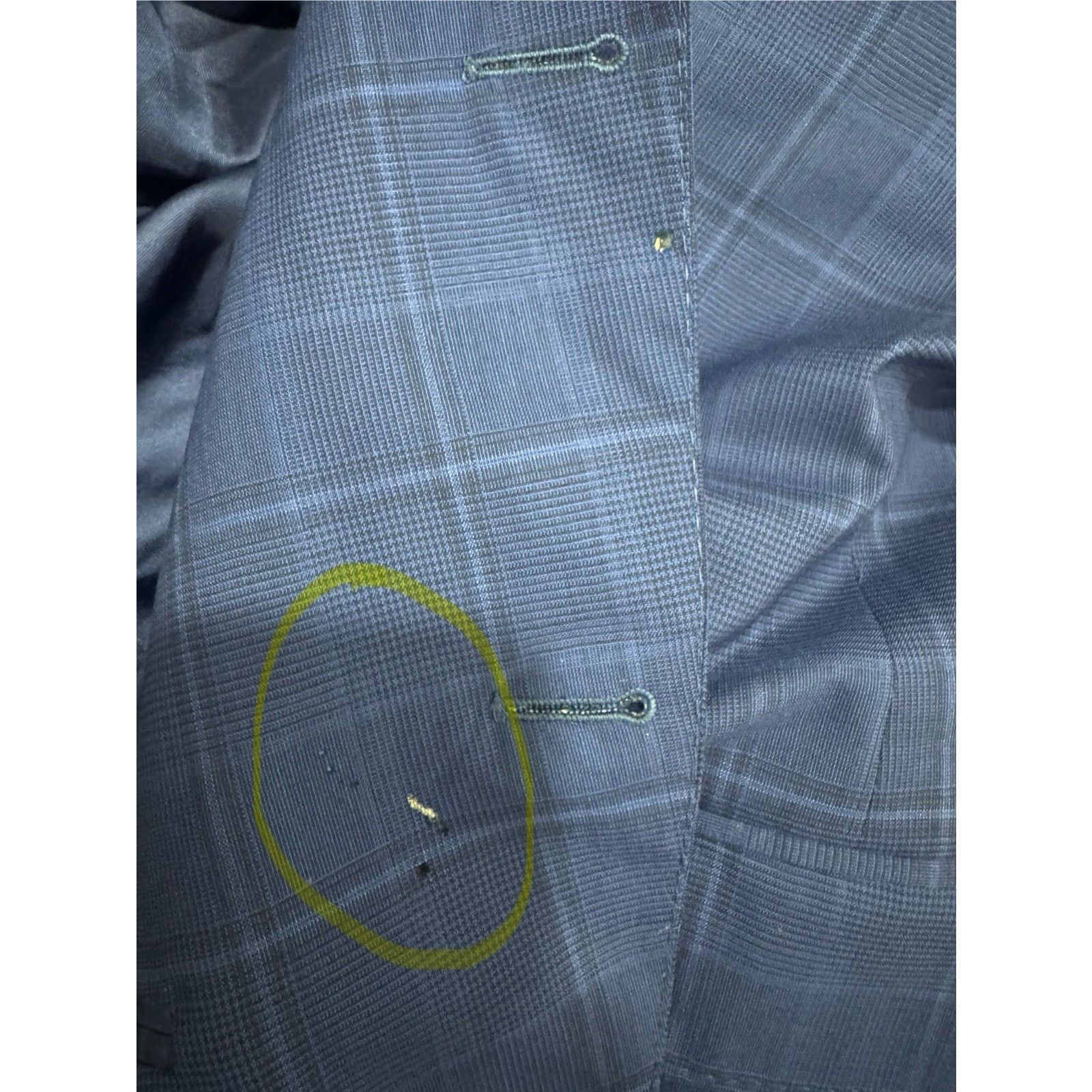 Canali Canali Blazer Jacket Men’s 44R(us) 54R Wool Blue Stripped Size 44R - 10 Thumbnail