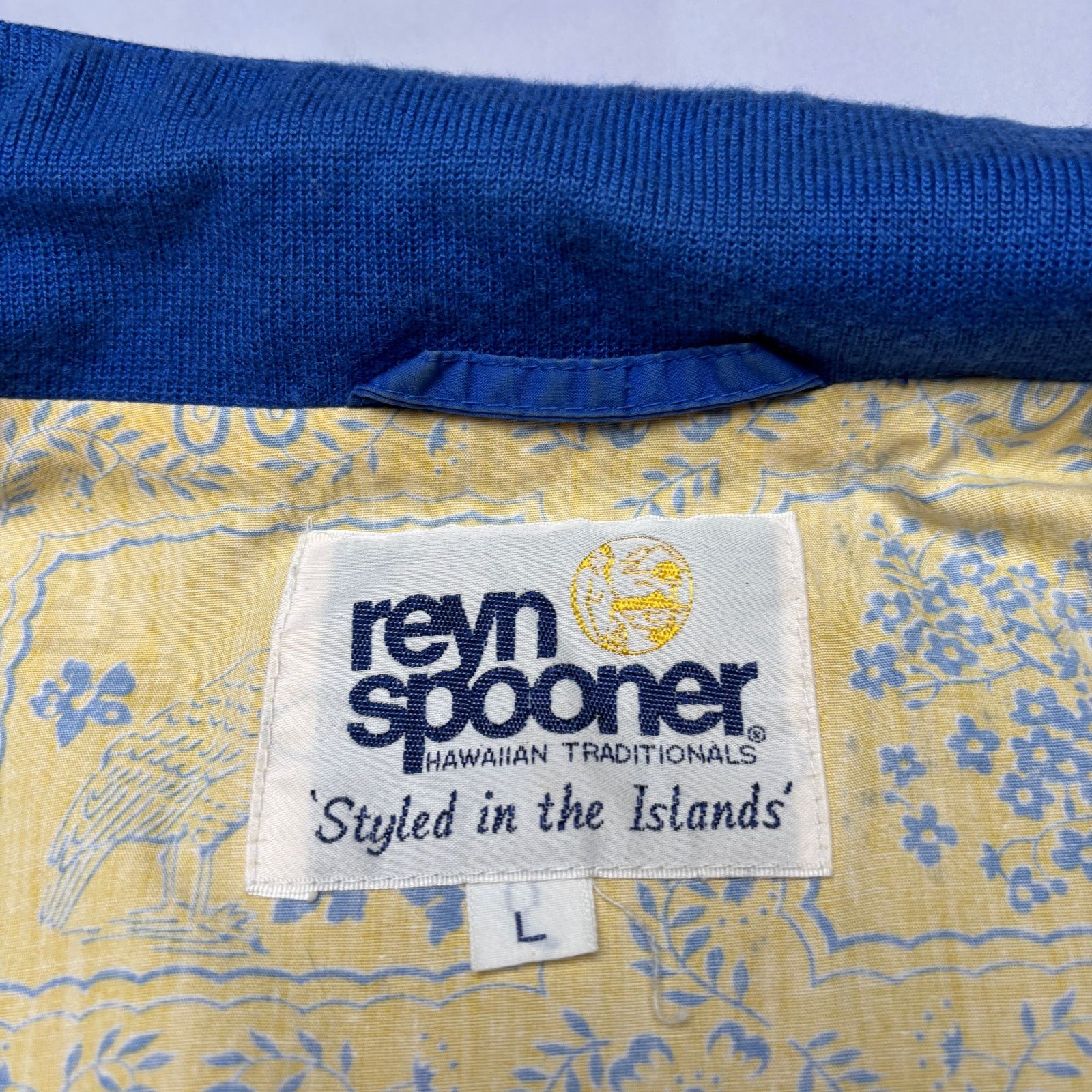 Reyn Spooner × Vintage Vintage Reyn Rpooner Jacket Mens Large Bomber Hawaiian Lined Size US L / EU 52-54 / 3 - 6 Thumbnail