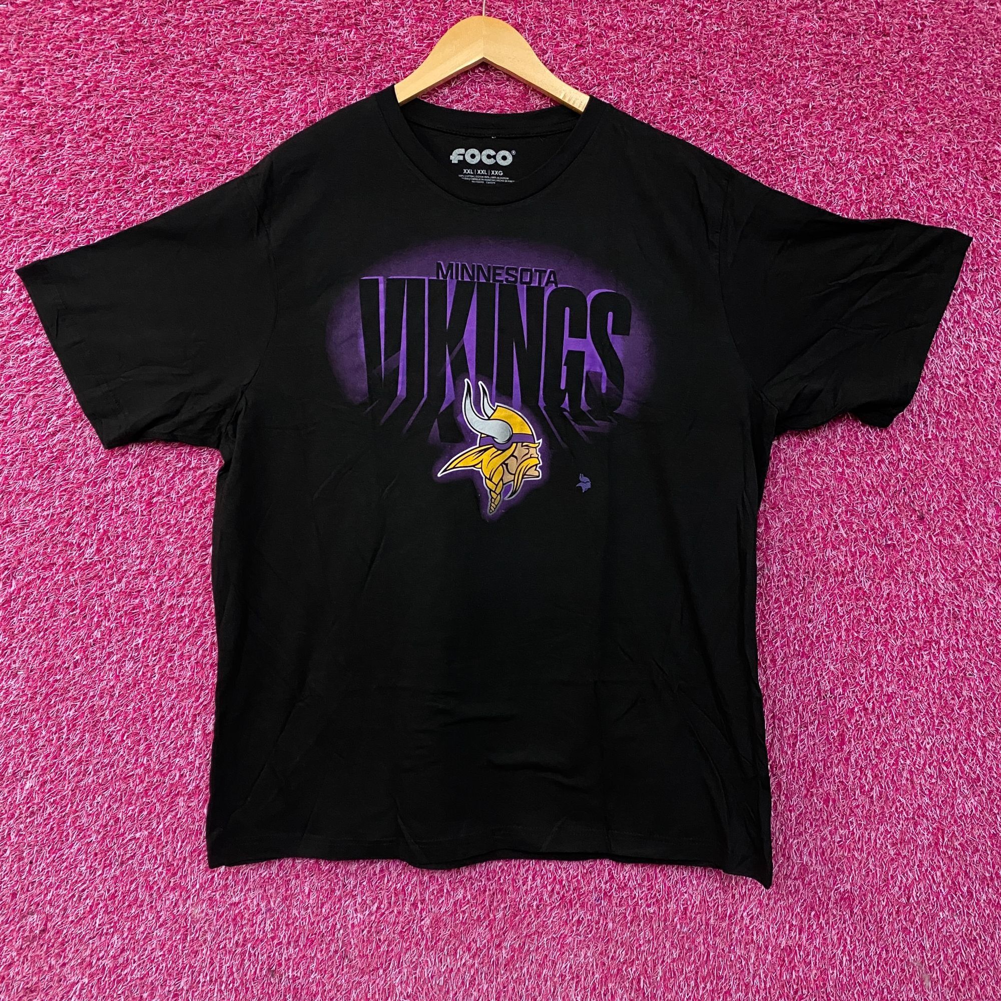 NFL FOCO NFL Minnesota Vikings Logo Graphic T-Shirt 2XL Size US XXL / EU 58 / 5 - 1 Thumbnail