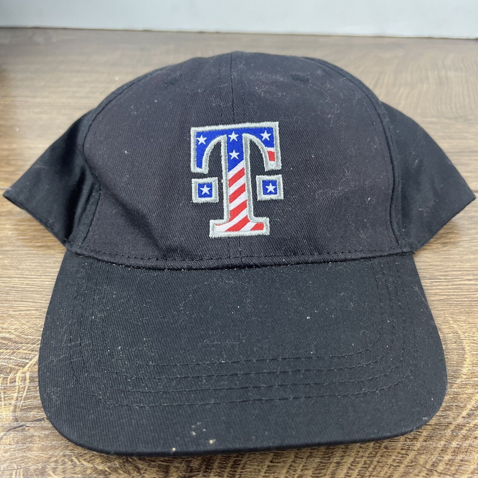 Other Texas Rangers Hat Rangers Baseball Black Hat Adjustable Adul Size ONE SIZE - 4 Thumbnail