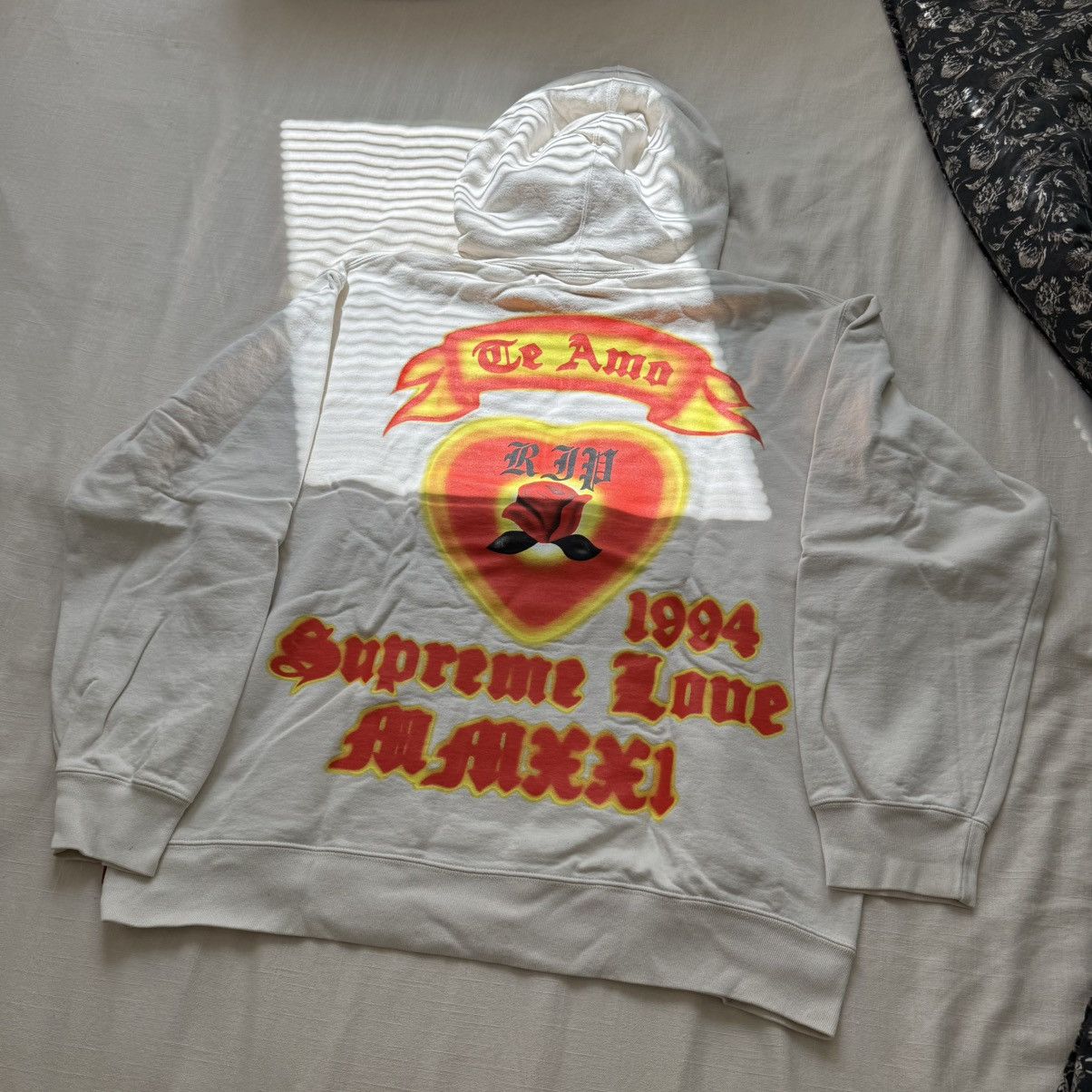 Supreme Supreme Love Hooded Sweatshirt SS21 Cream Size US XL / EU 56 / 4 - 3 Thumbnail