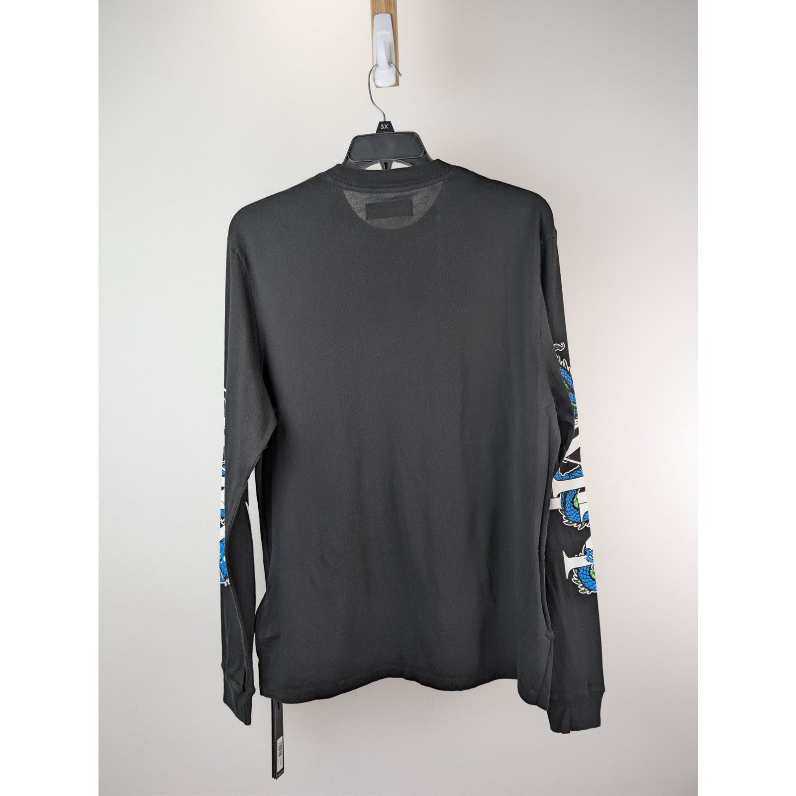 Amiri o1rshd1 Q:2 / CNY Dragon Long Sleeve Tee T-Shirt in Black Size US M / EU 48-50 / 2 - 16 Thumbnail