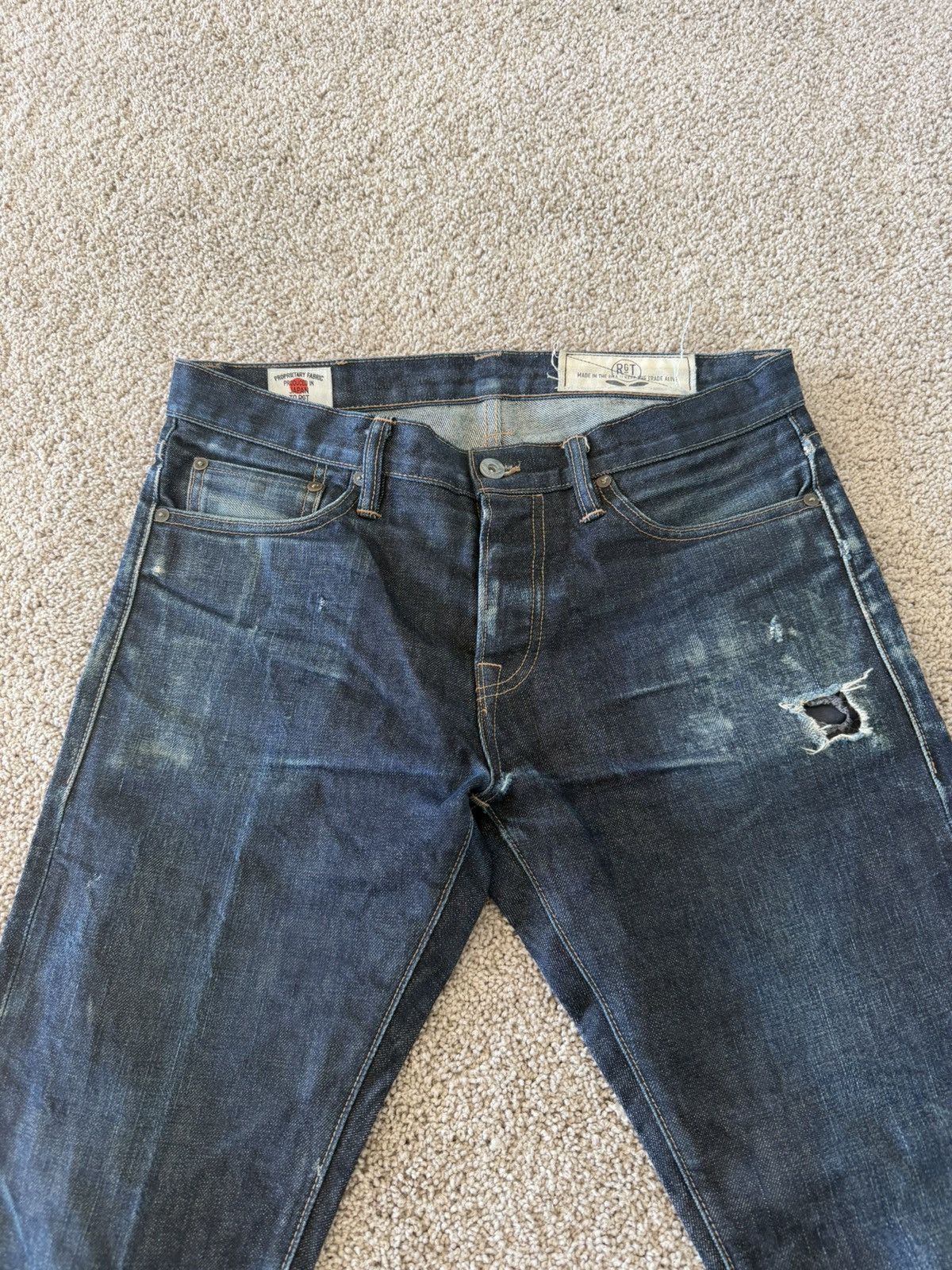 Rogue Territory Rogue Territory - SK Selvedge Denim 30” EPIC FADES Size US 30 / EU 46 - 4 Thumbnail
