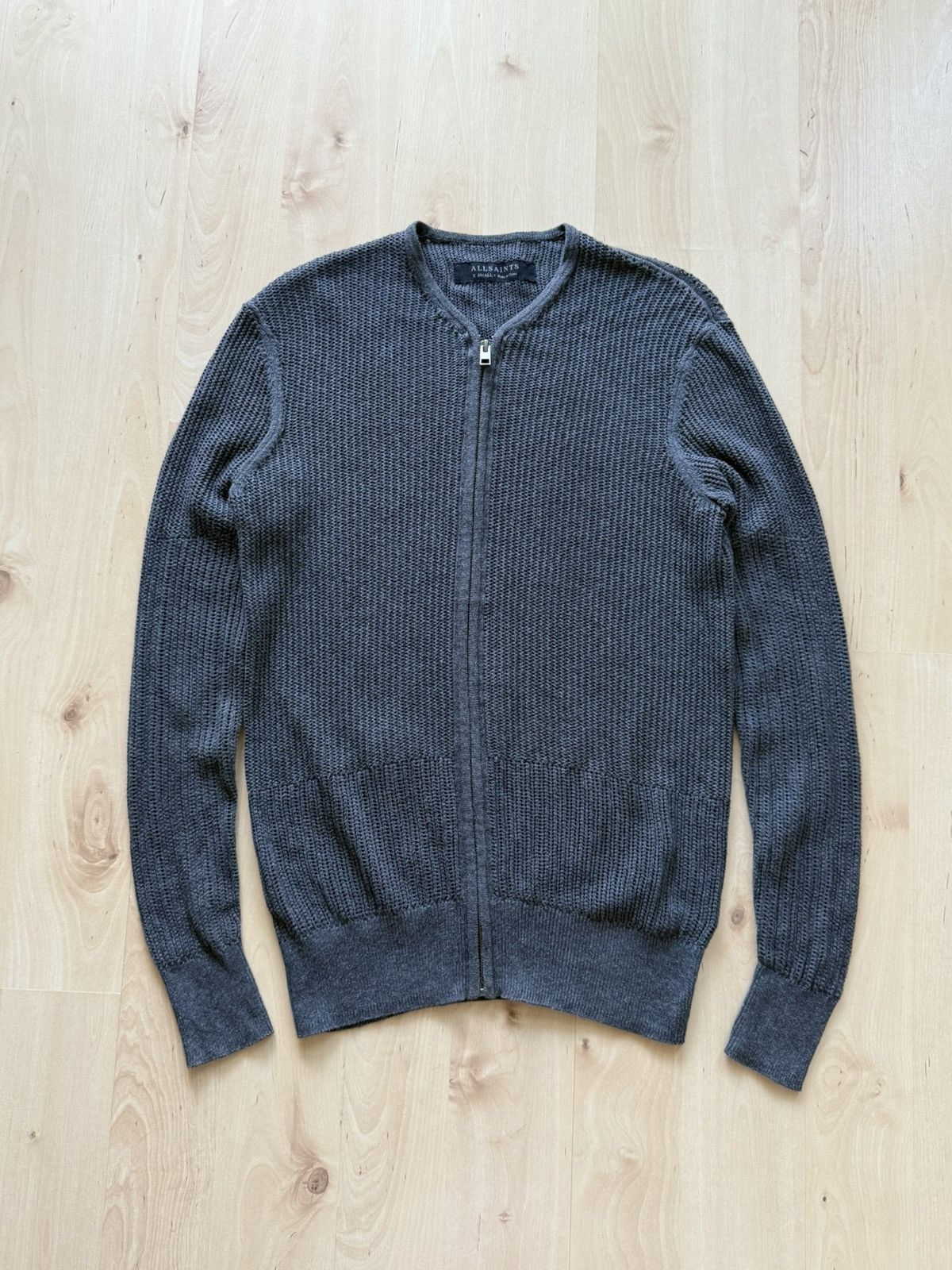 Allsaints Allsaints Metz Knit mesh zip Cardigan sweater Size US XS / EU 42 / 0 - 1 Thumbnail
